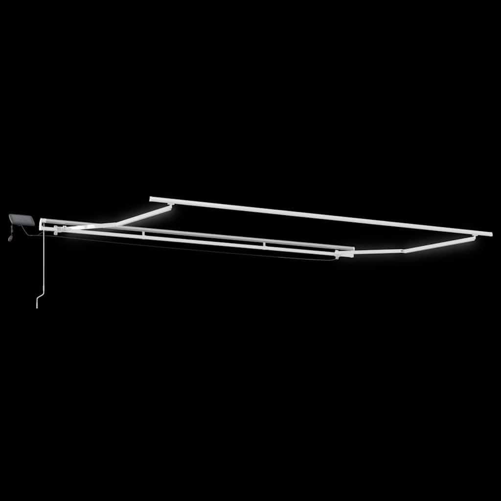 Tenda retrattile Verde e Bianco 450 × 300 cm