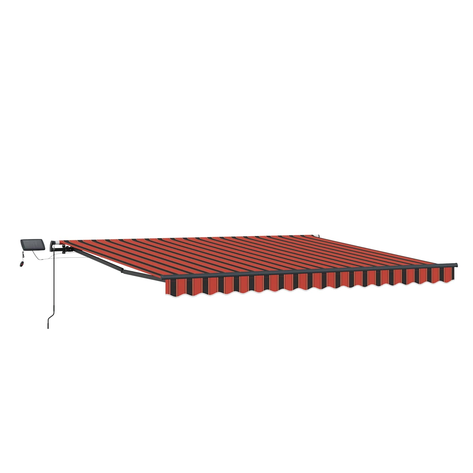 Tenda retrattile arancione e marrone 450 × 350 cm
