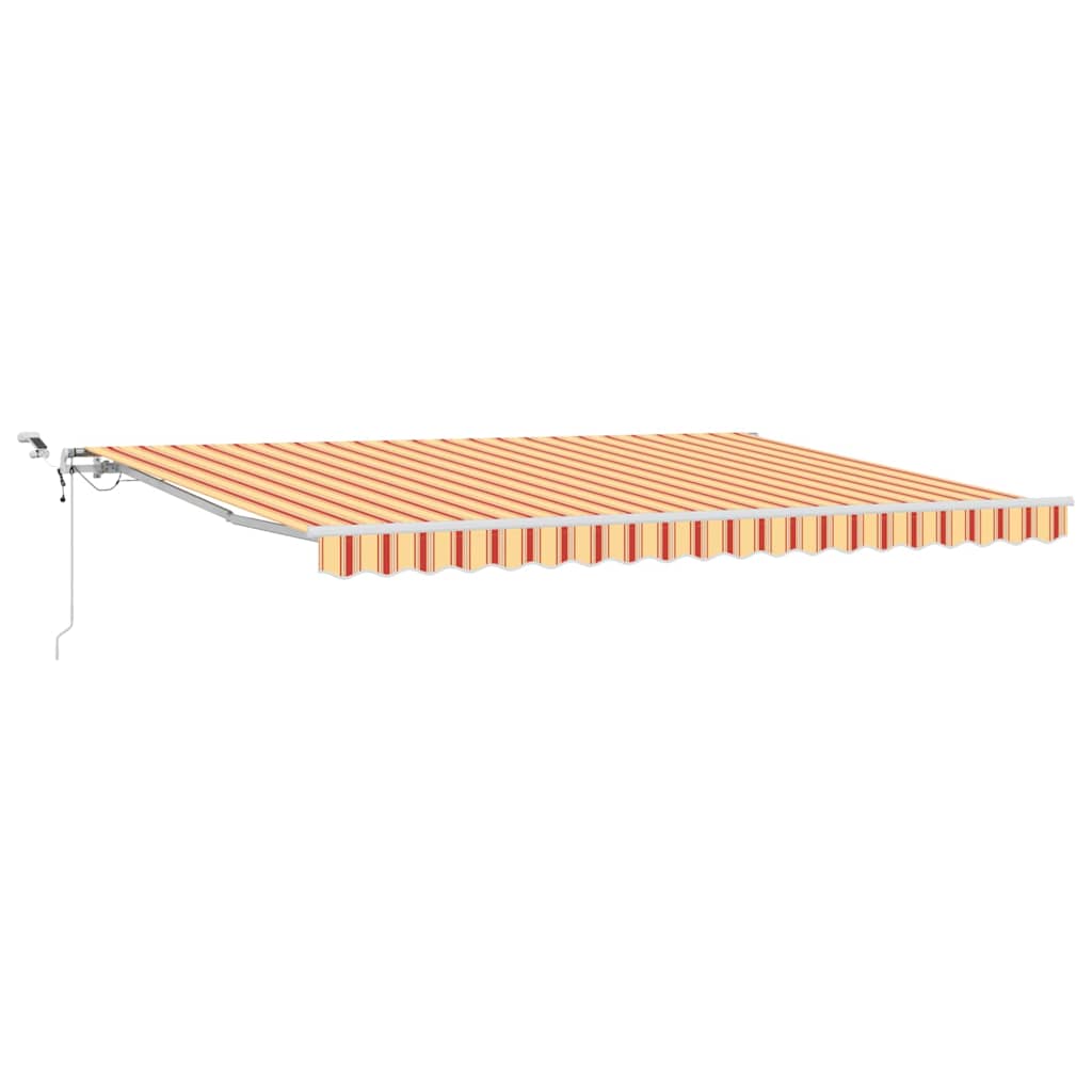 Tenda retrattile Giallo e Arancione 450 × 350 cm Poliestere