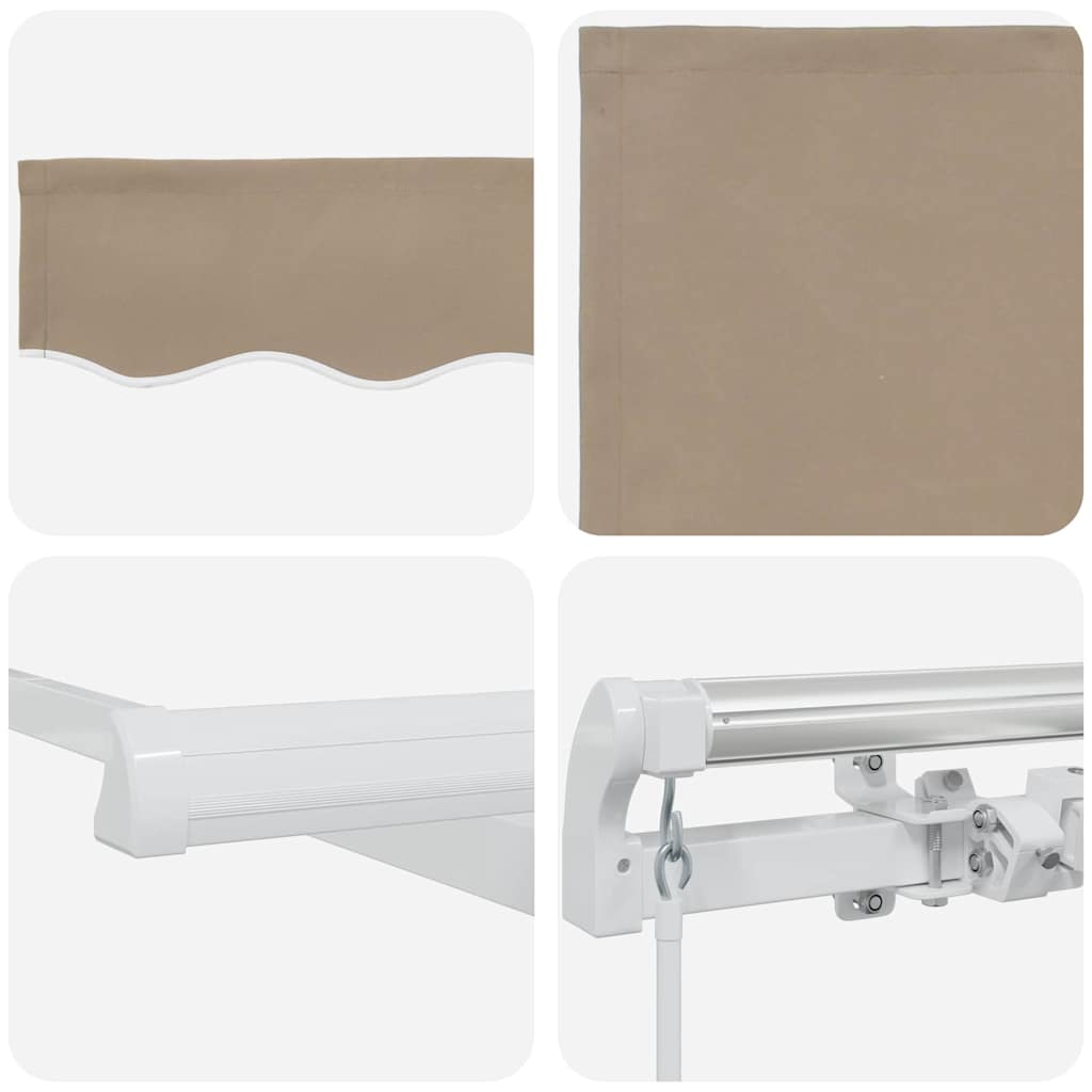Tenda retrattile Beige 450 x 350 x 165 cm