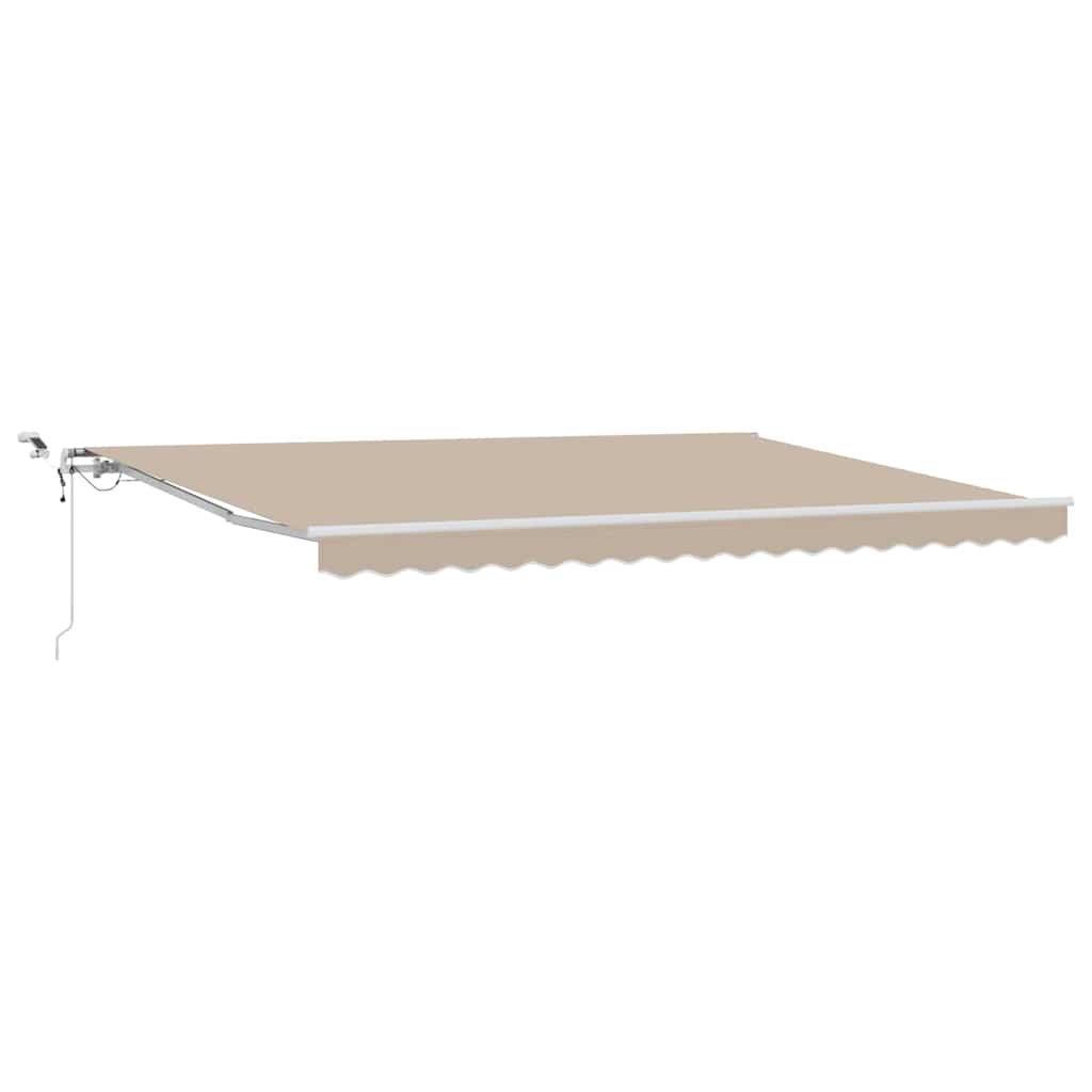 Tenda retrattile Beige 450 × 350 cm Poliestere