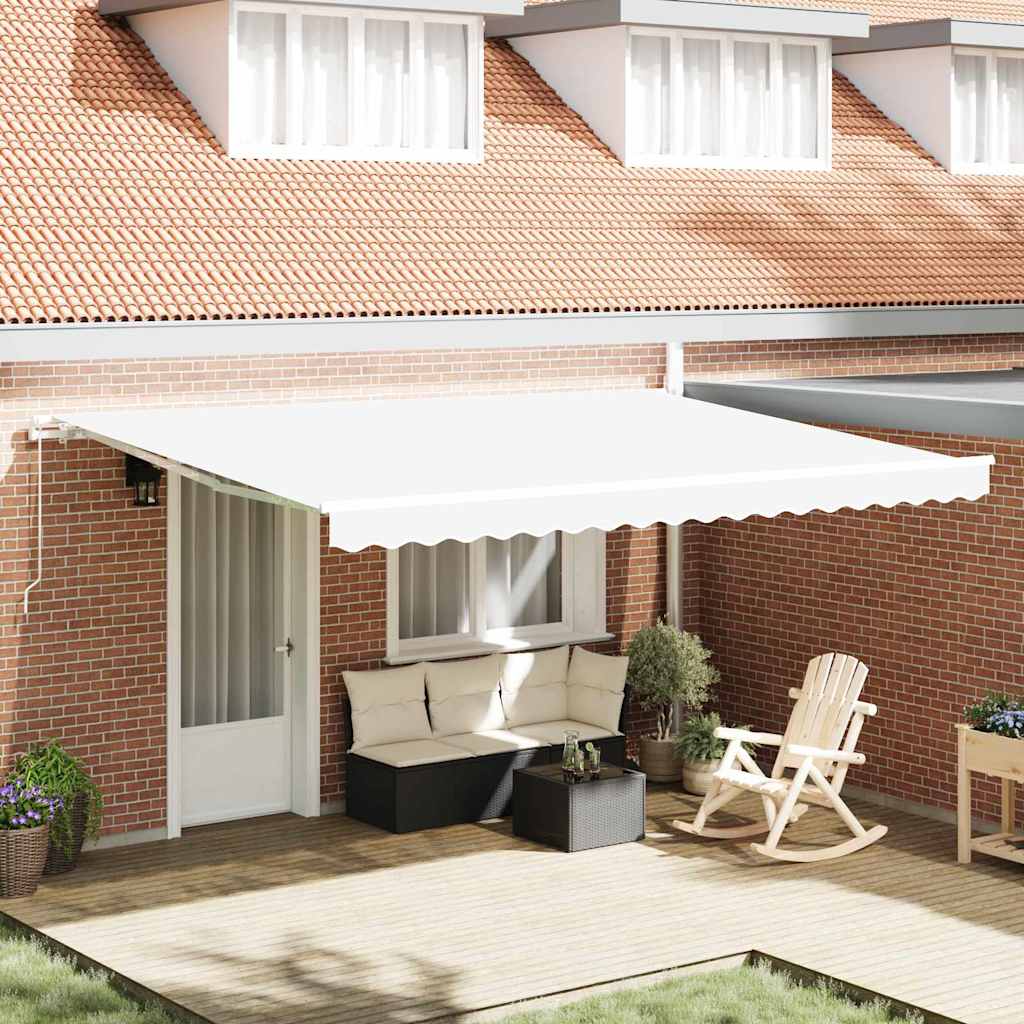 Tenda retrattile Bianco 450 x 350 x 165 cm