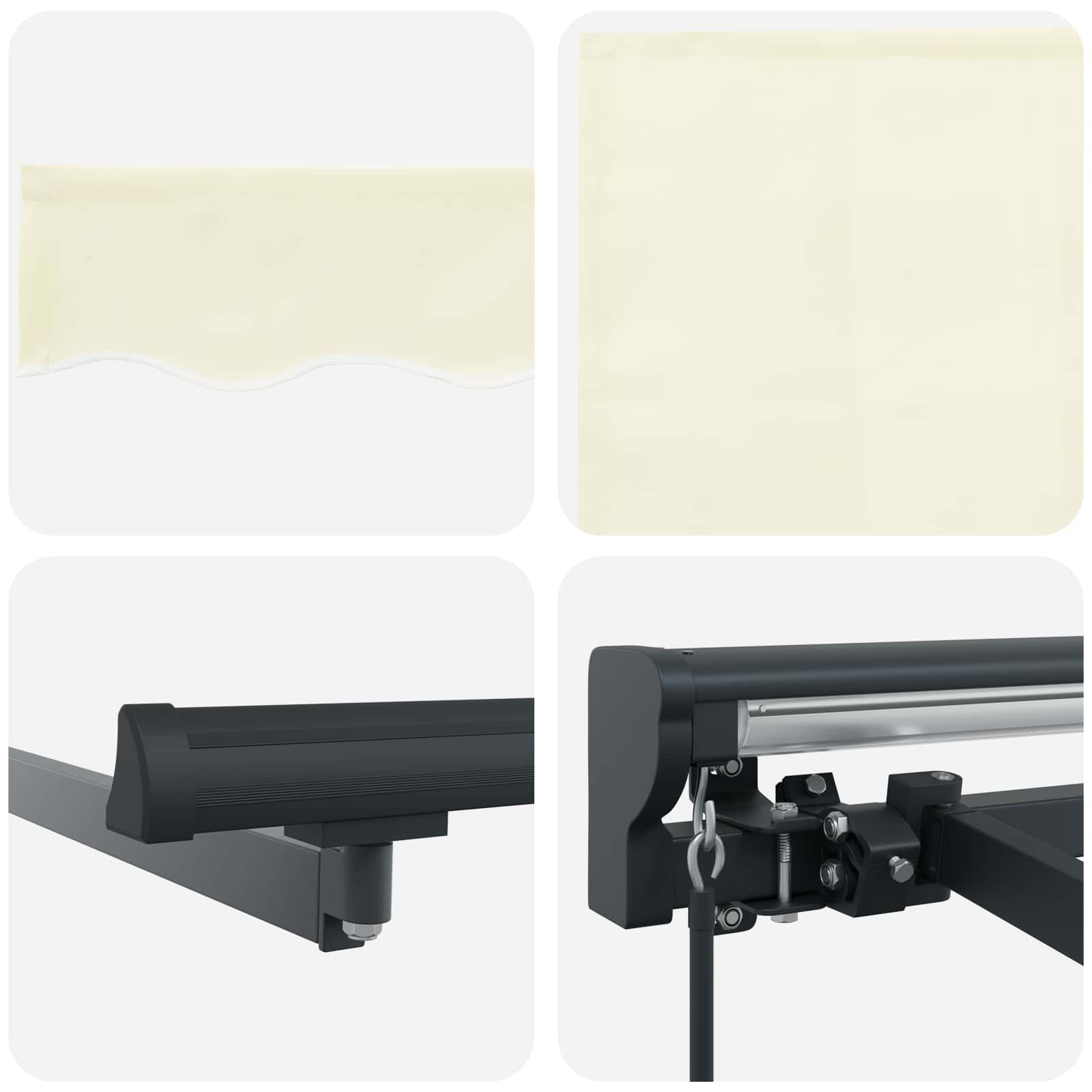 Struttura della tenda Crema 500 × 300 cm