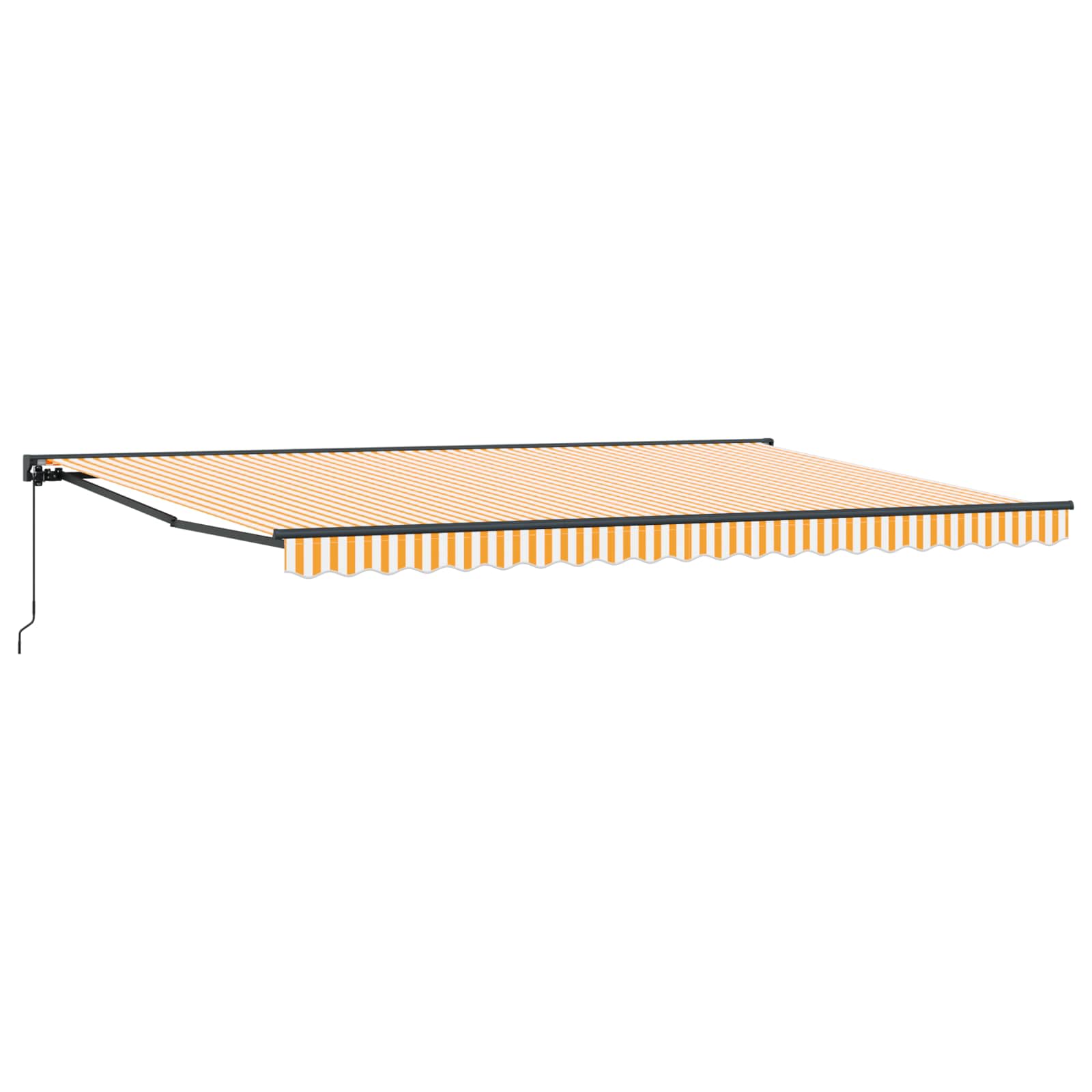 Struttura della tenda Giallo e Bianco 500 × 300 cm