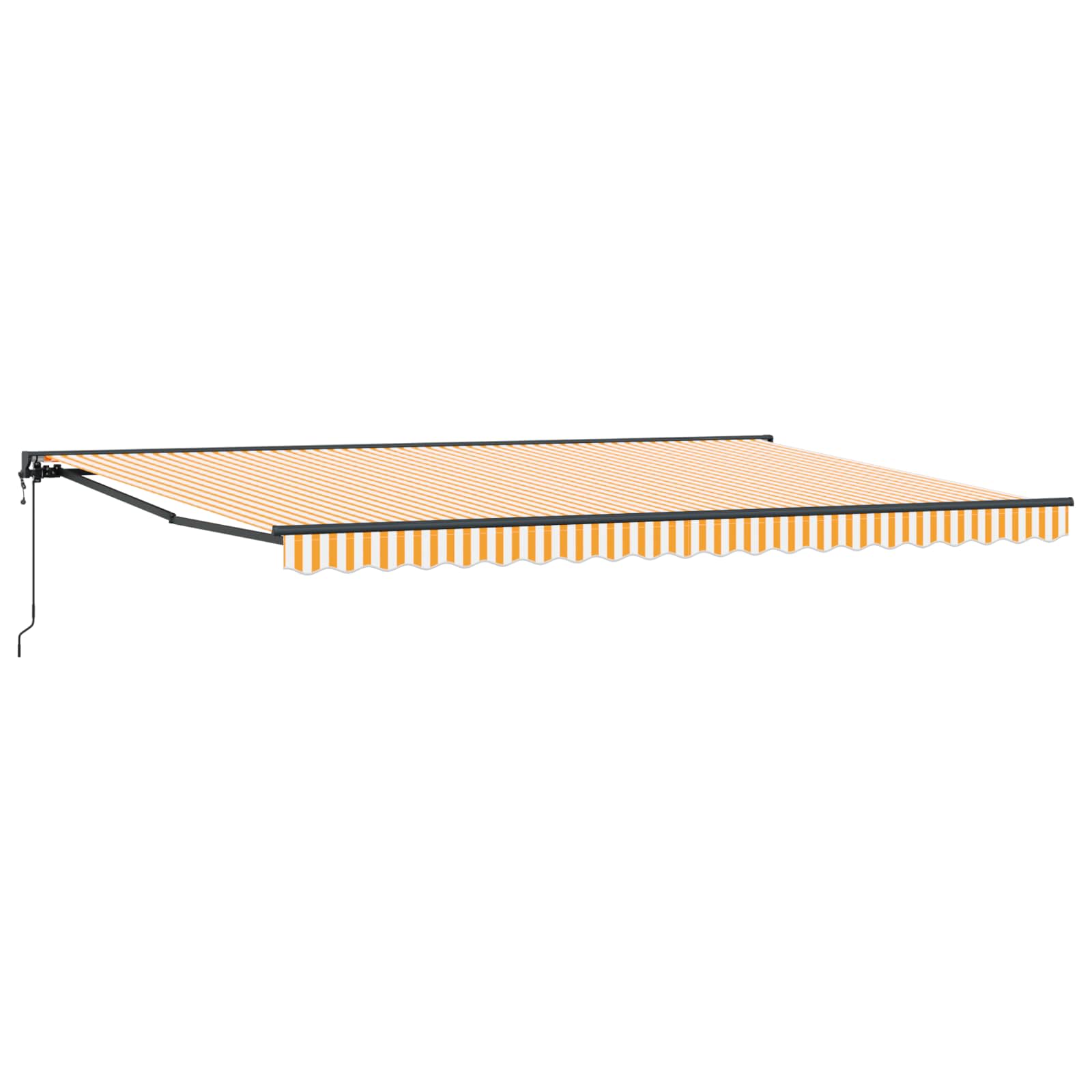 Struttura della tenda Giallo e Bianco 500 × 300 cm