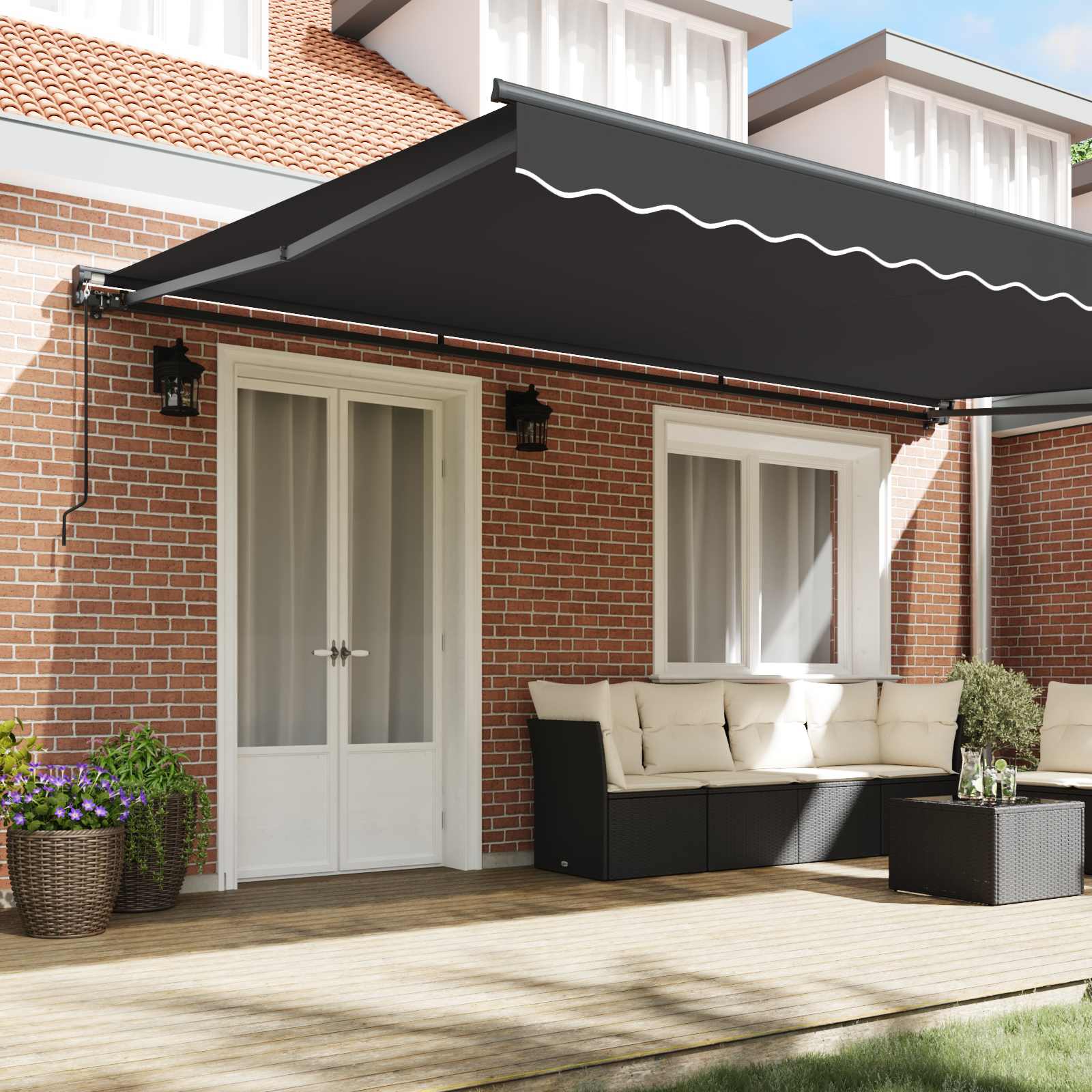 Struttura della tenda Antracite 500 × 300 cm