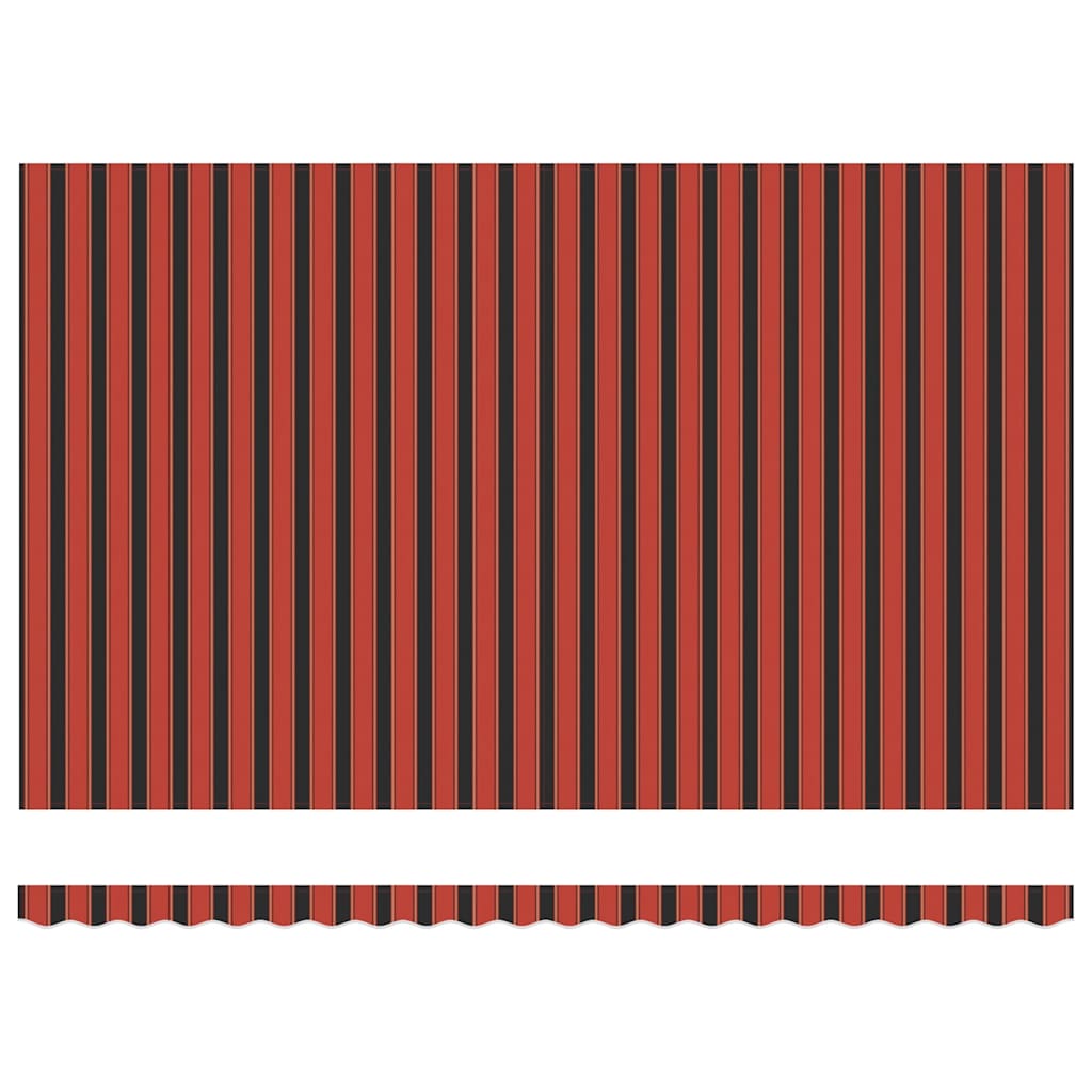 Tenda retrattile Arancione e Marrone 500 × 300 cm Poliestere