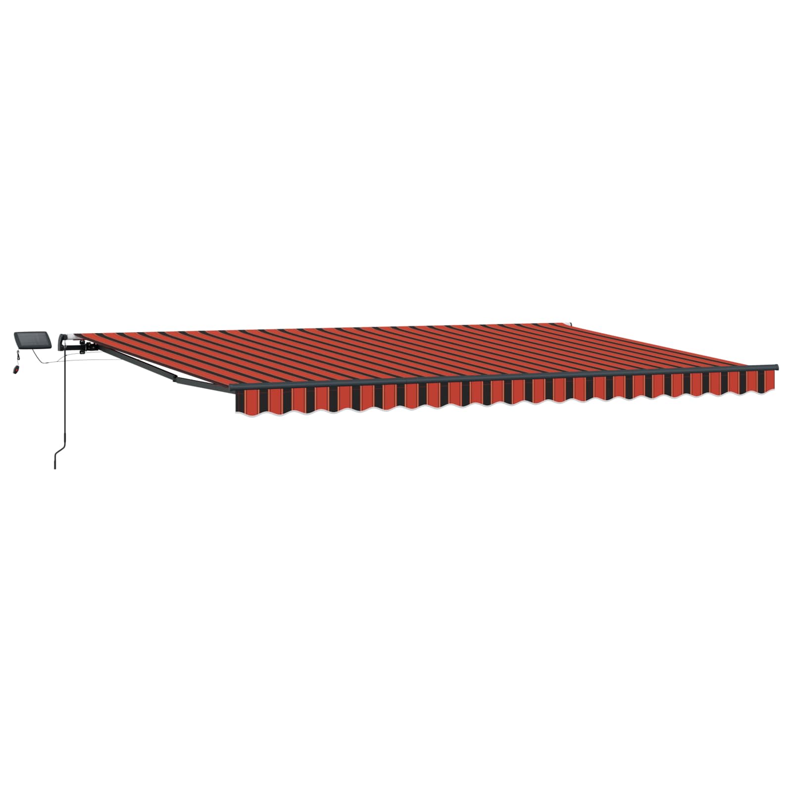 Tenda retrattile arancione e marrone 500 × 300 cm