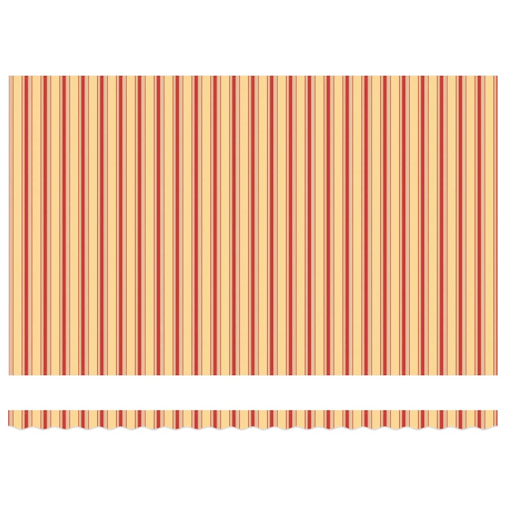 Tenda retrattile Giallo e Arancione 500 × 300 cm Poliestere