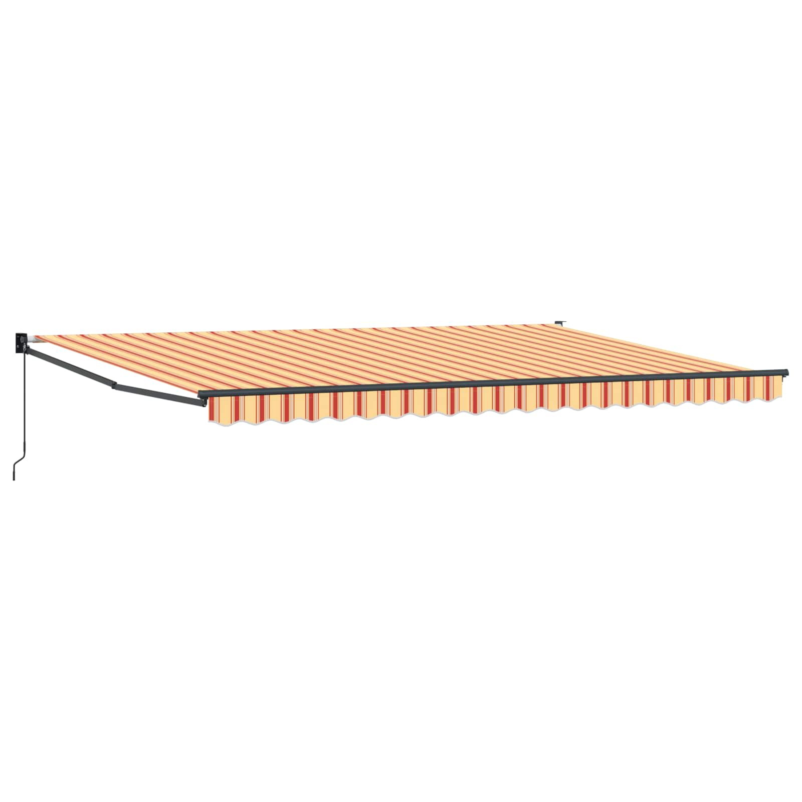 Tenda retrattile Giallo e Arancione 500 x 300 x 165 cm