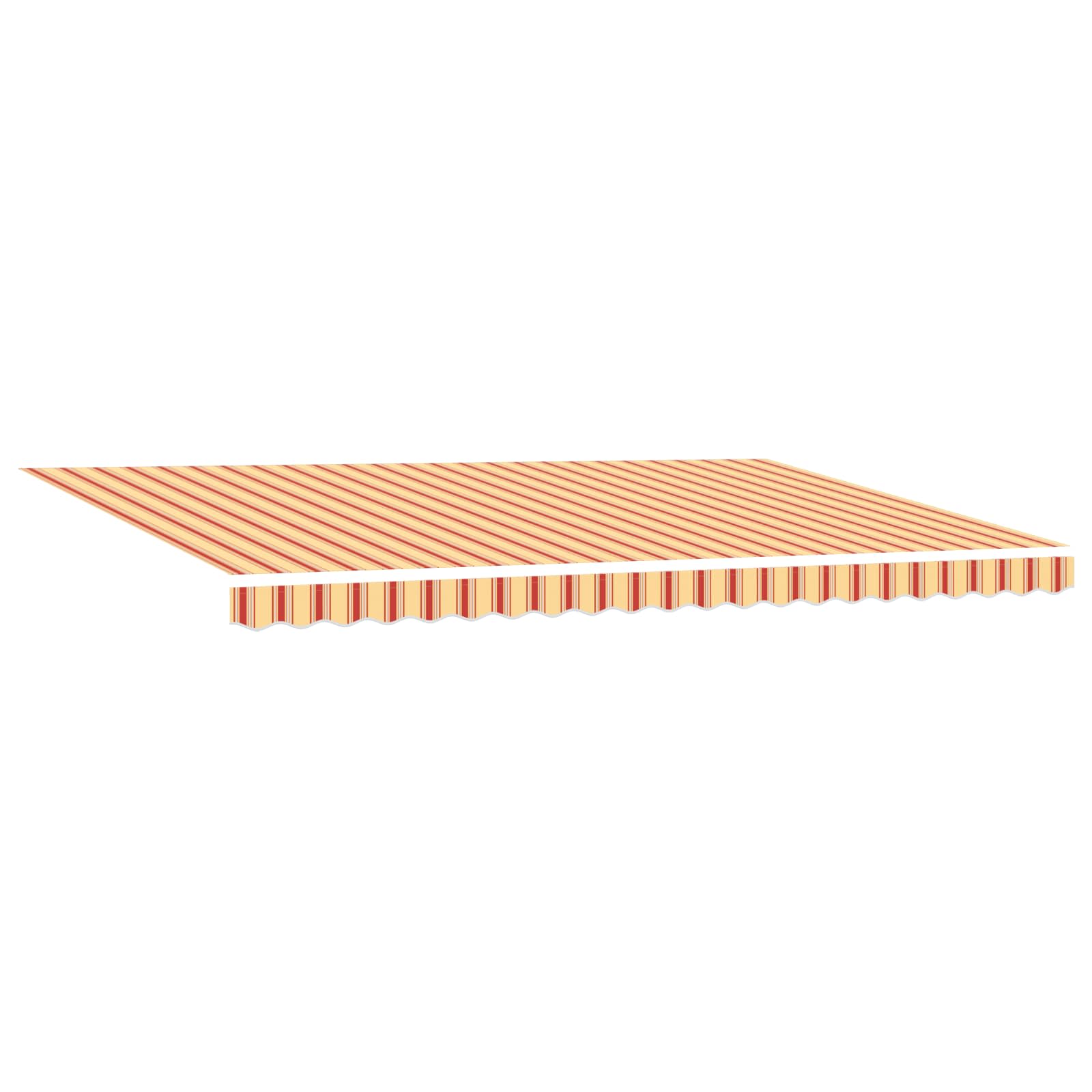 Tenda retrattile Giallo e Arancione 500 x 300 x 165 cm