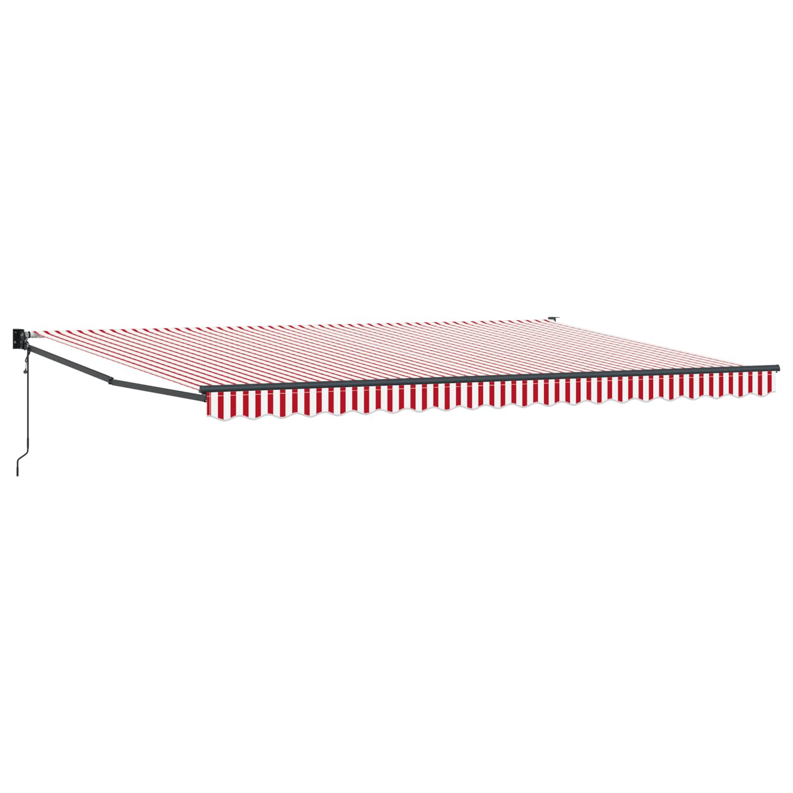 Tenda retrattile Rosso e Bianco 500 x 300 x 165 cm