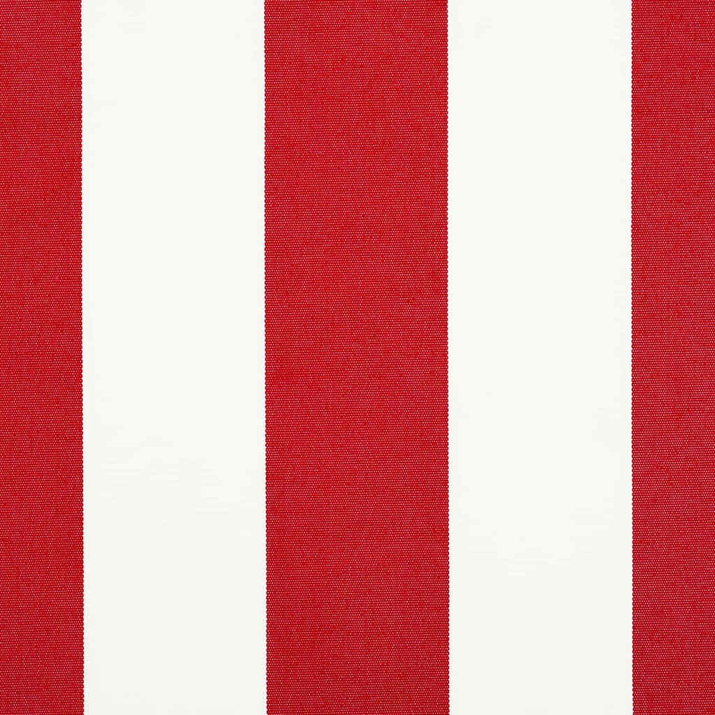 Tenda retrattile Rosso e Bianco 500 × 300 cm Tela e Alluminio