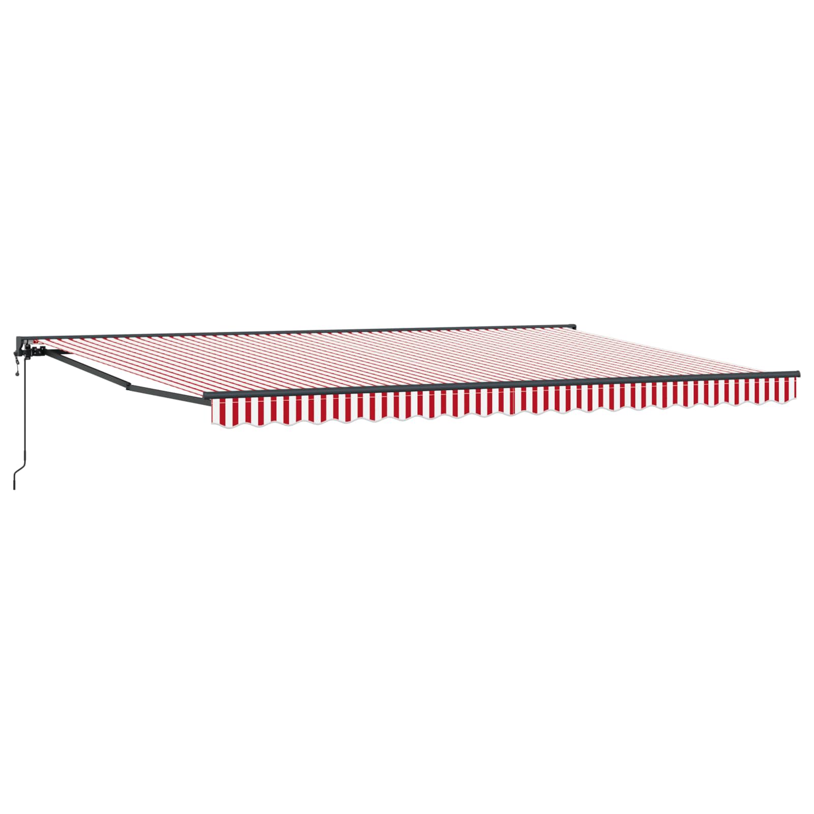 Struttura della tenda Rosso e Bianco 500 × 300 cm