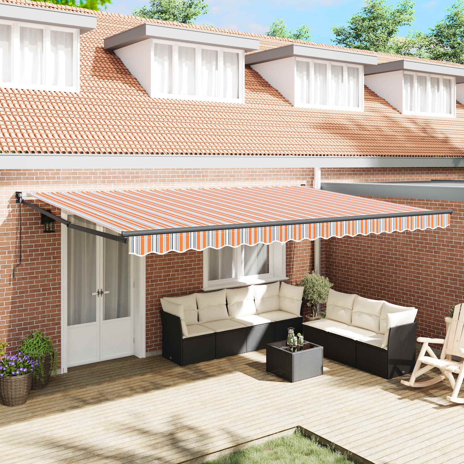 Tenda retrattile Multicolore 500 x 300 x 165 cm