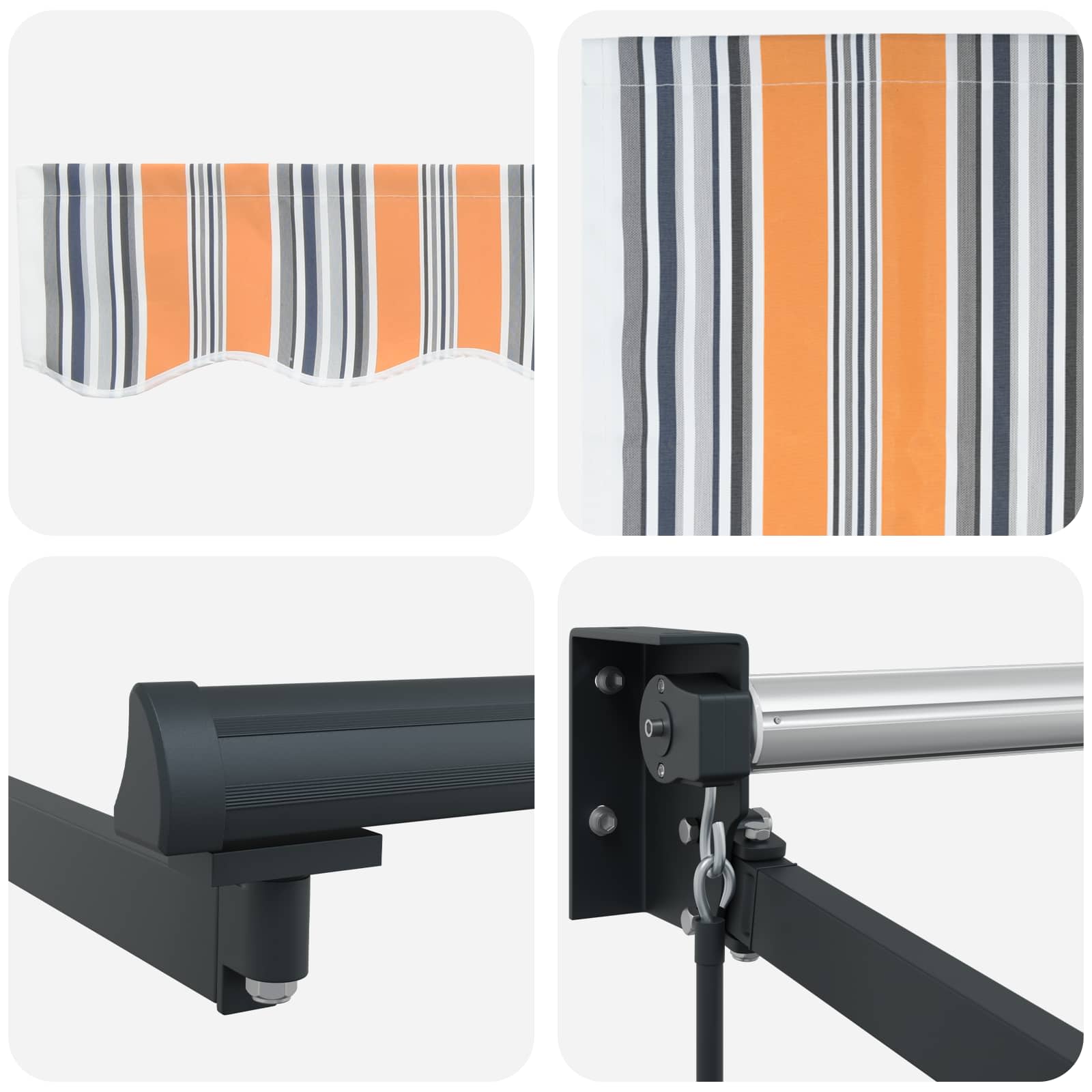 Tenda retrattile Multicolore 500 x 300 x 165 cm