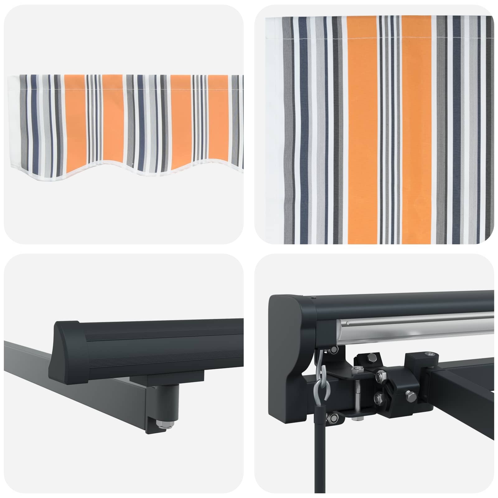 Struttura della tenda Blu e Arancione 500 × 300 cm