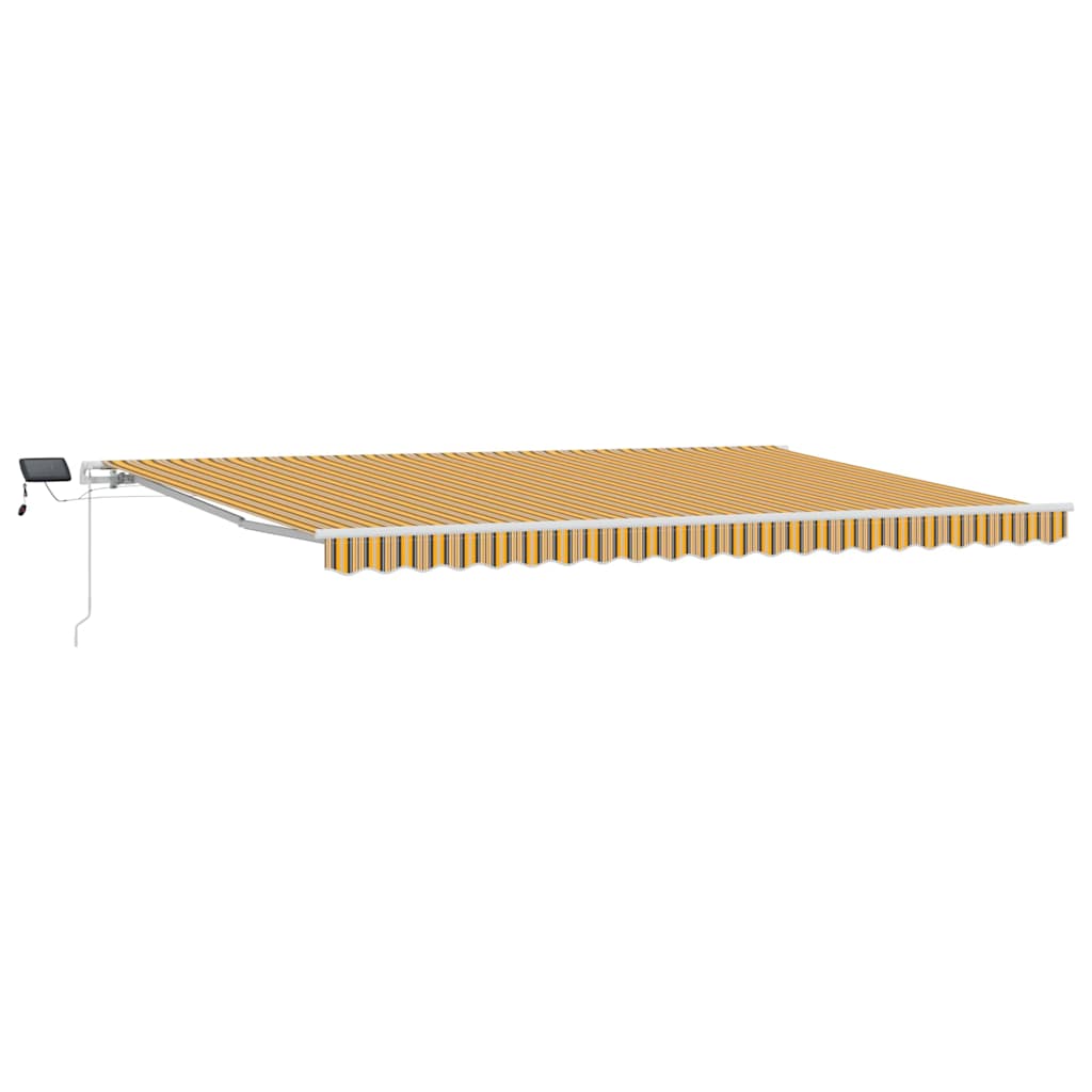 Tenda retrattile Multicolore 500 × 300 cm Tessuto e Alluminio