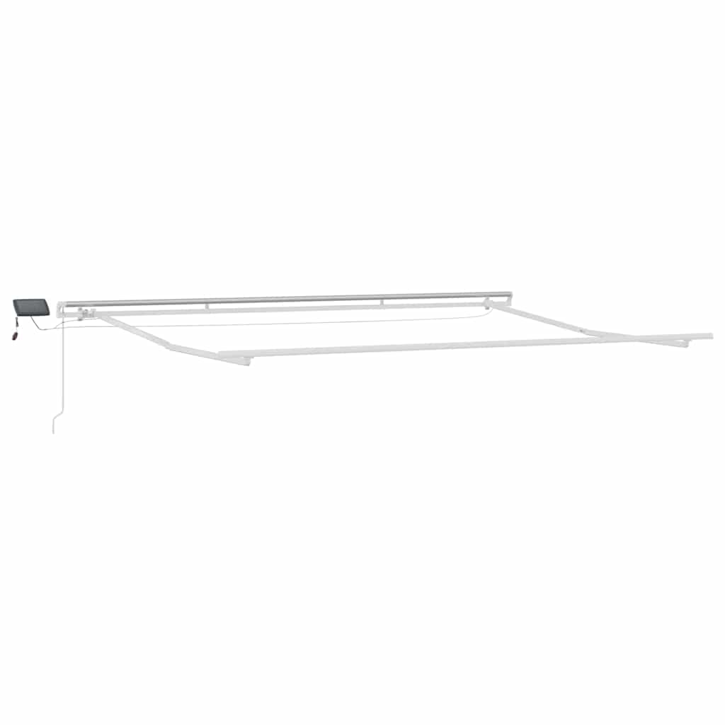 Tenda retrattile Multicolore 500 × 300 cm Tessuto e Alluminio