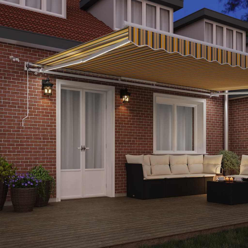 Tenda retrattile Multicolore 500 × 300 cm Poliestere