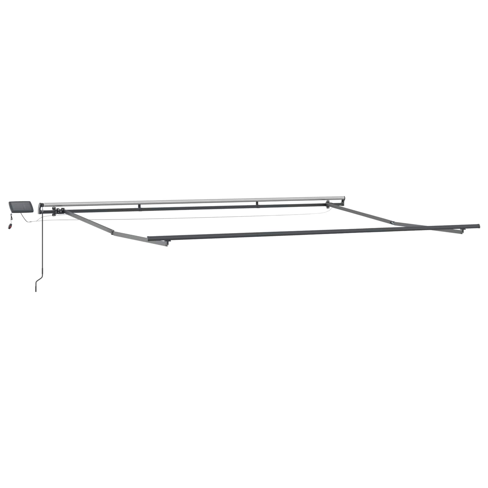 Tenda retrattile Multicolore 500 × 300 cm Tessuto e Alluminio