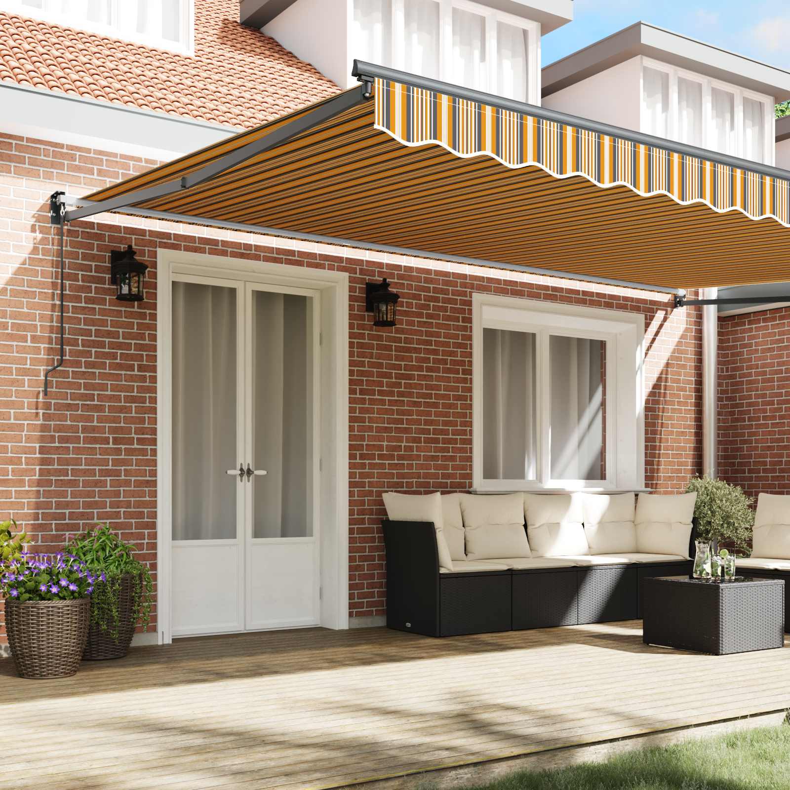 Tenda retrattile Multicolore 500 × 300 cm