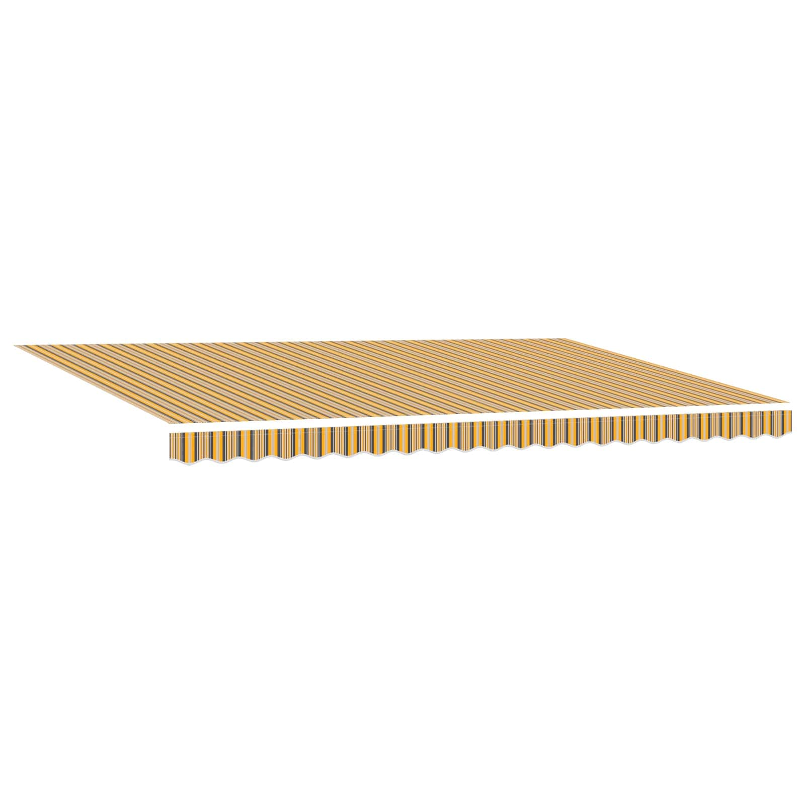 Tenda retrattile Multicolore 500 × 300 cm Tela e Alluminio
