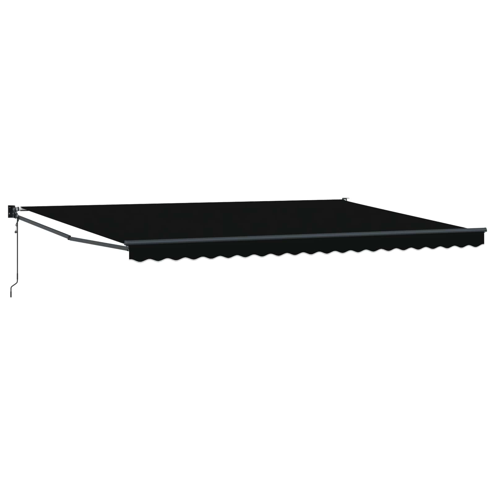 Tenda retrattile Nero 500 x 300 x 165 cm Poliestere e Metallo