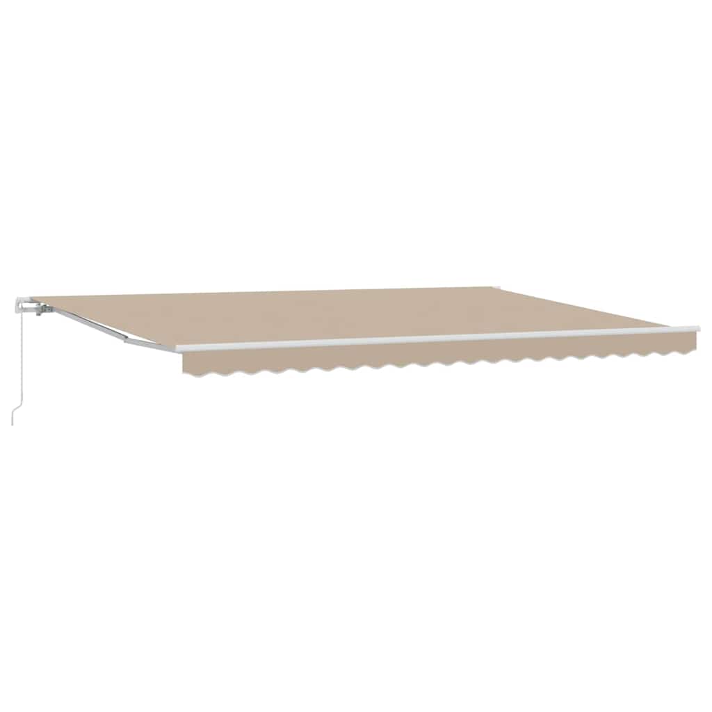 Tenda retrattile Beige 500 x 300 x 165 cm