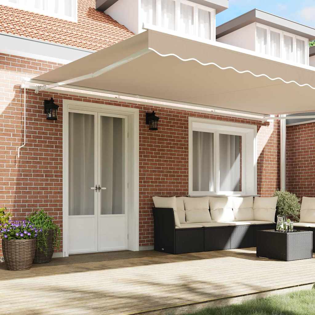 Tenda retrattile Beige 500 x 300 x 165 cm