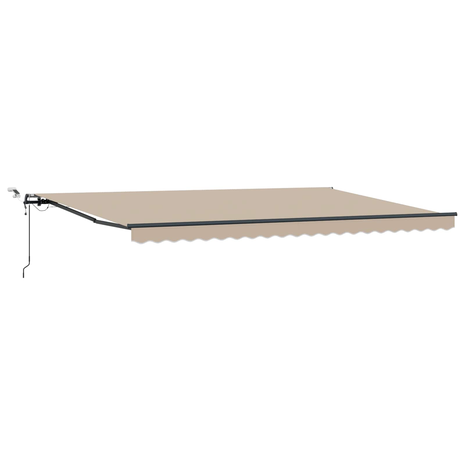 Tenda retrattile Beige 500 × 300 cm Poliestere