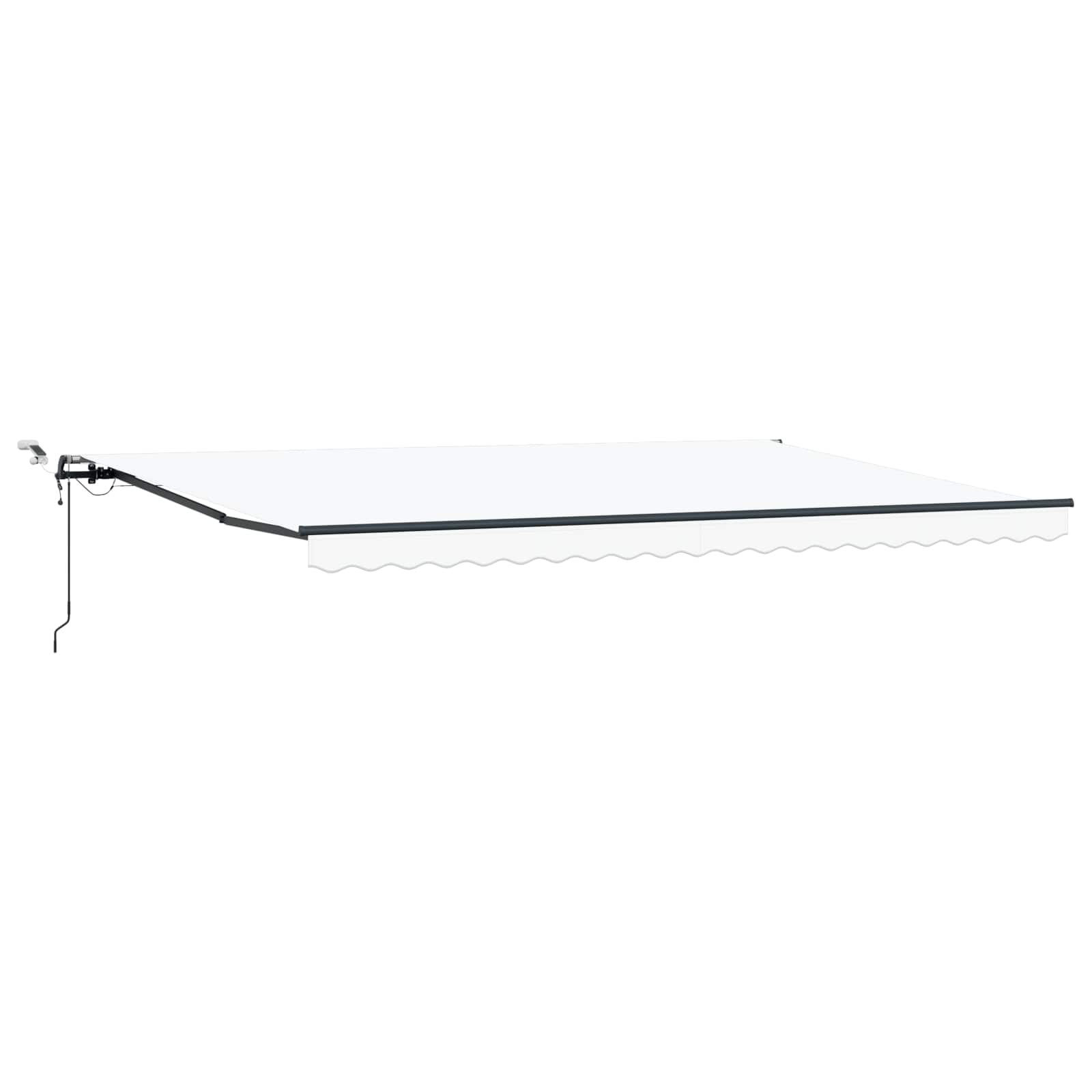 Tenda retrattile Bianco 500 × 300 cm Poliestere