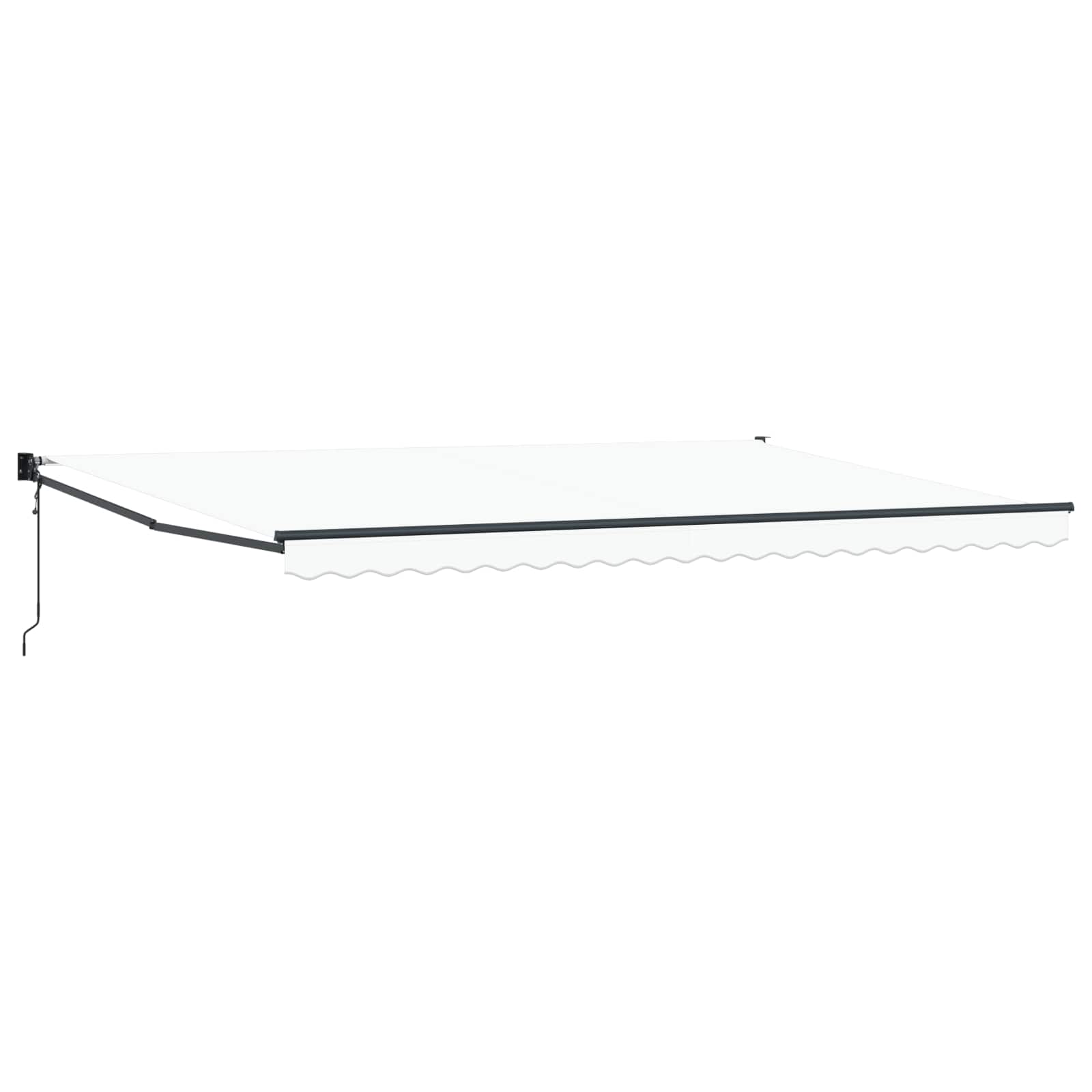 Tenda retrattile Bianco 500 x 300 x 165 cm Poliestere e Metallo