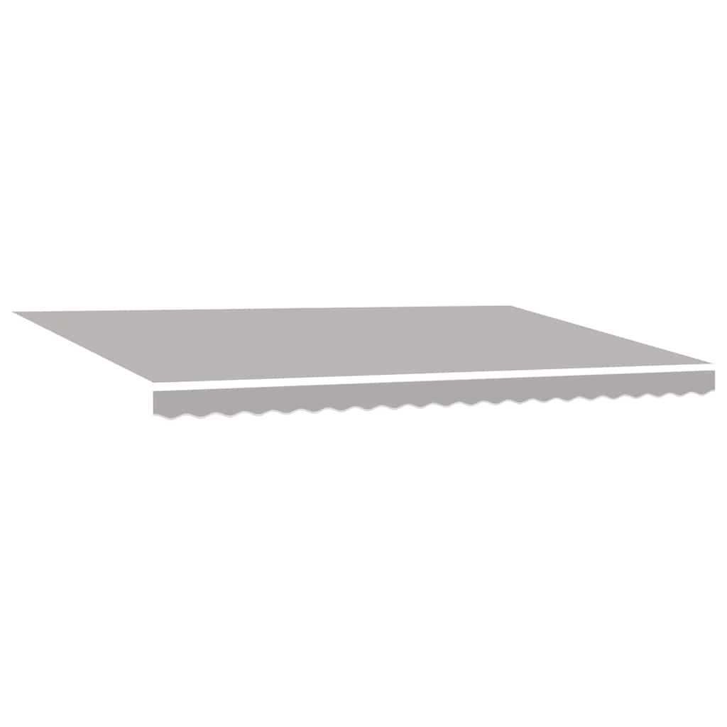 Tenda retrattile Grigio Chiaro 500 × 300 cm Tessuto e Alluminio