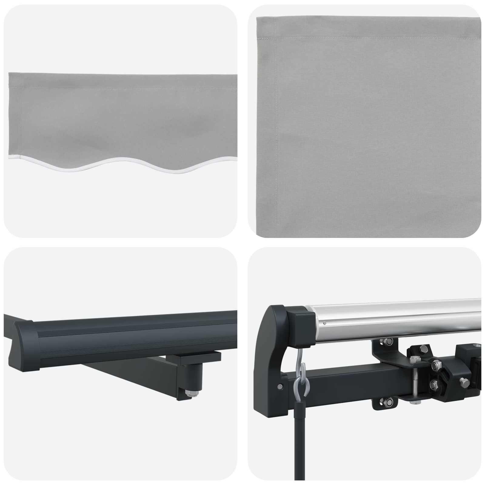 Tenda retrattile Grigio Chiaro 500 × 300 cm