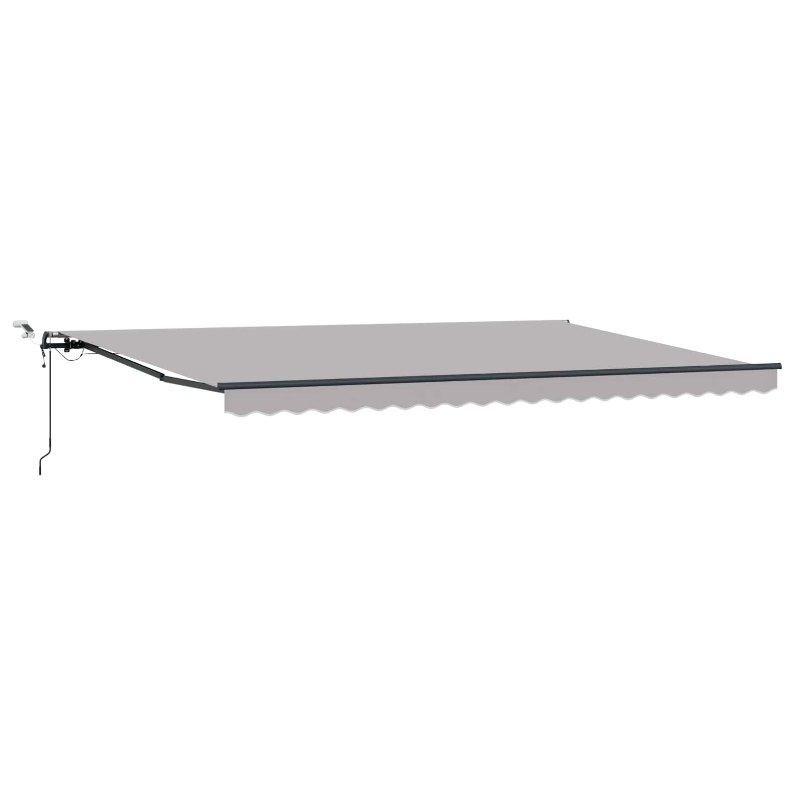 Tenda retrattile Grigio Chiaro 500 × 300 cm Poliestere
