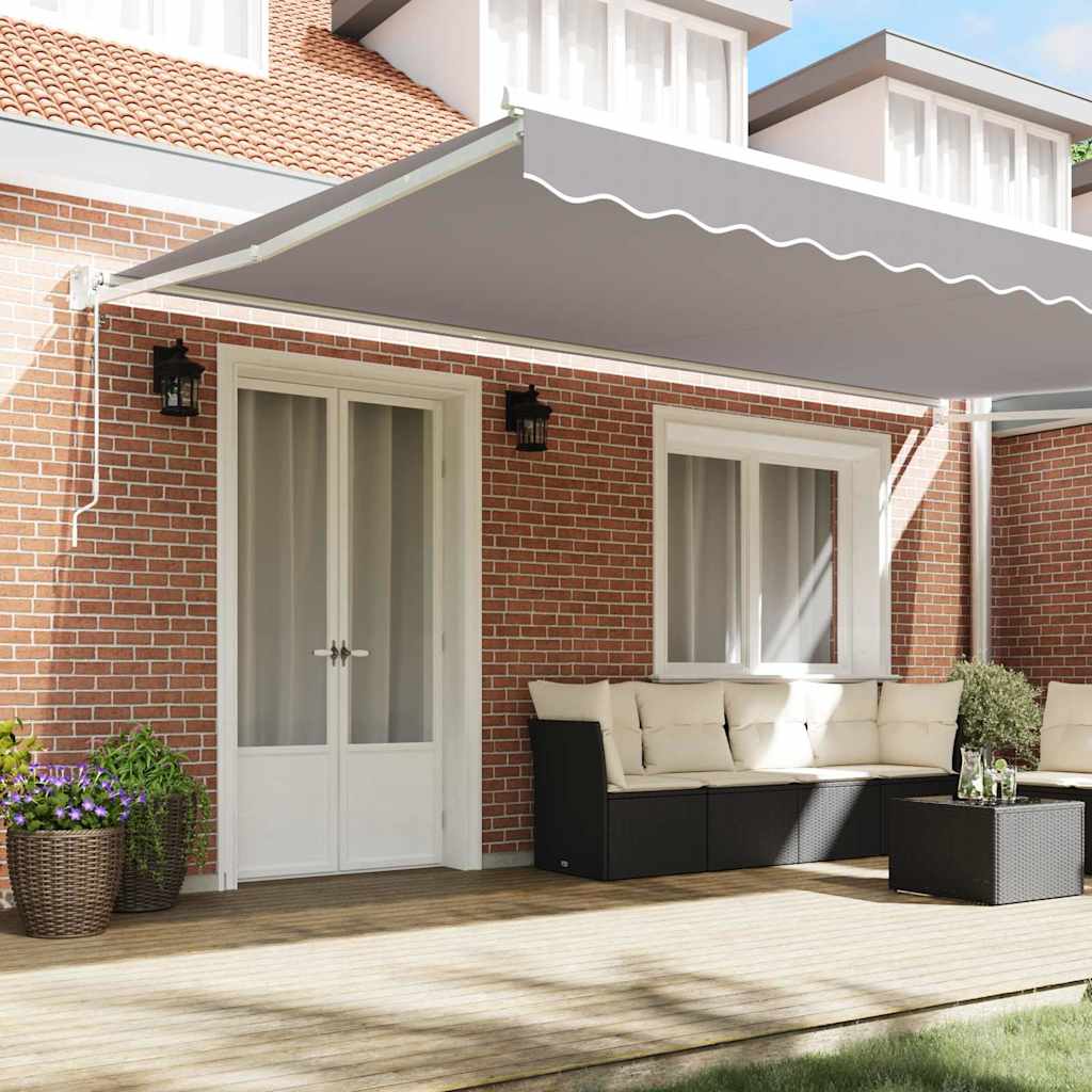 Tenda retrattile Grigio Chiaro 500 x 300 x 165 cm