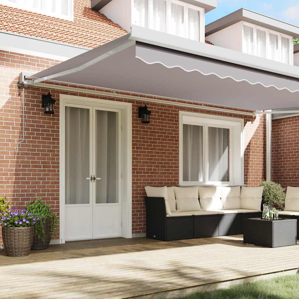Tenda retrattile Grigio Chiaro 500 x 300 x 165 cm