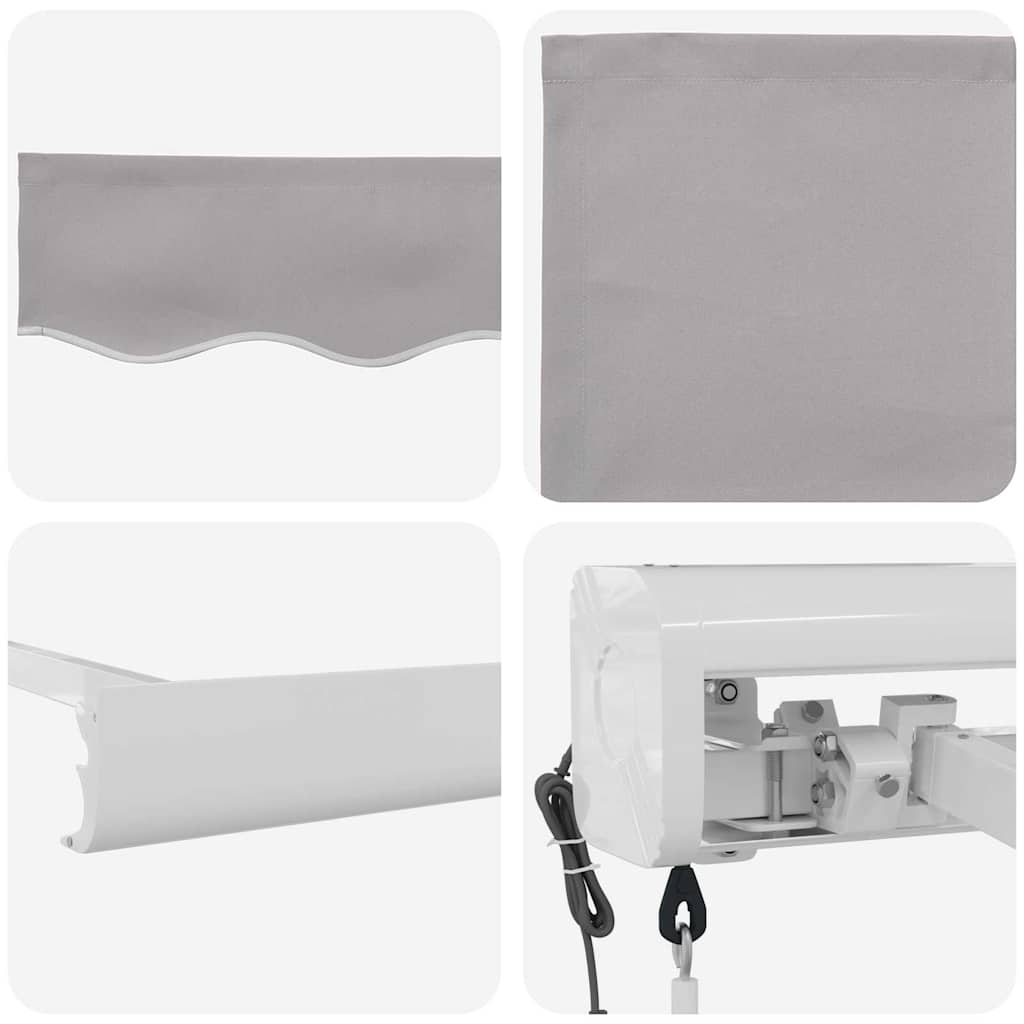 Tenda retrattile Grigio Chiaro 500 x 300 x 165 cm