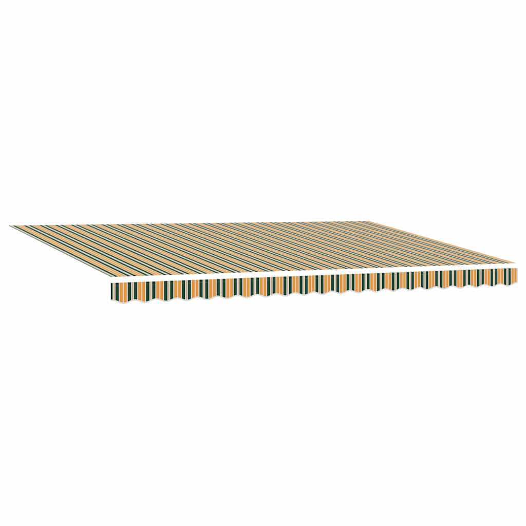 Tenda retrattile Verde e giallo 500 × 300 cm