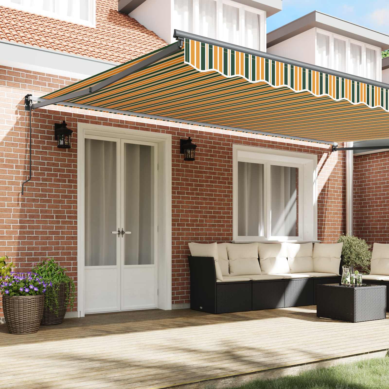 Tenda retrattile Multicolore 500 × 300 cm