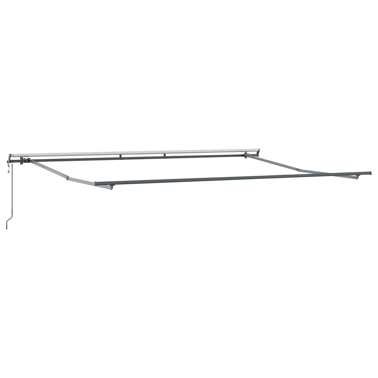 Tenda retrattile Verde e Bianco 500 × 300 cm