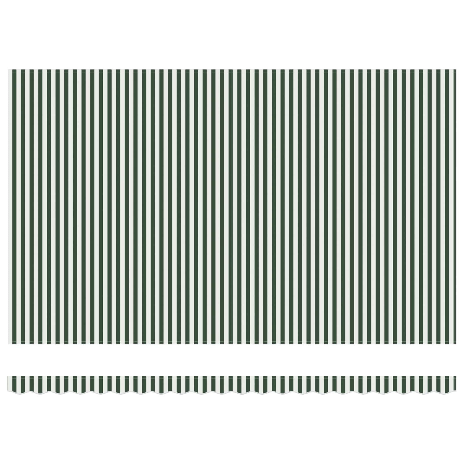 Tenda retrattile Verde e Bianco 500 × 300 cm