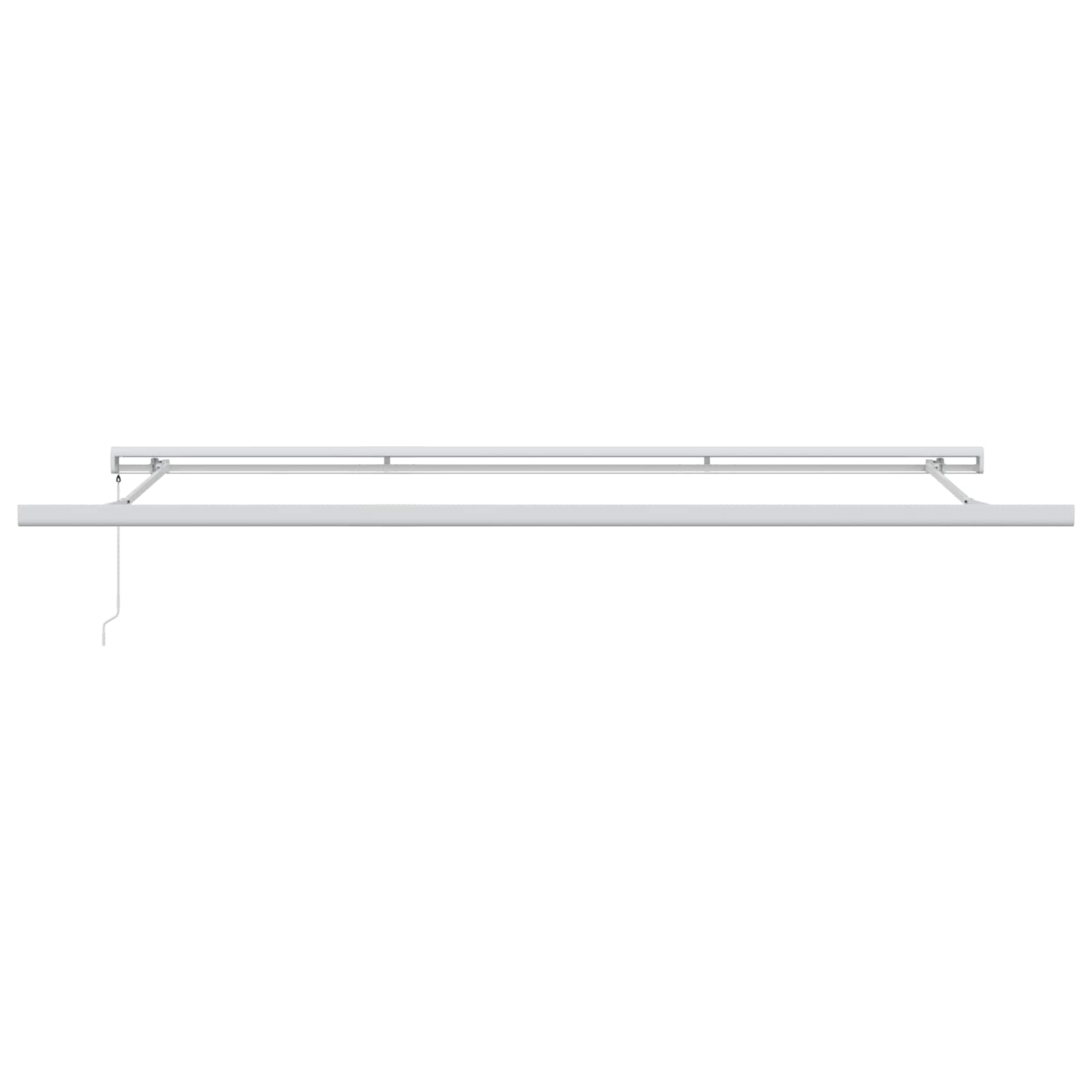 Tenda retrattile Verde e Bianco 500 × 300 cm Tela e Alluminio
