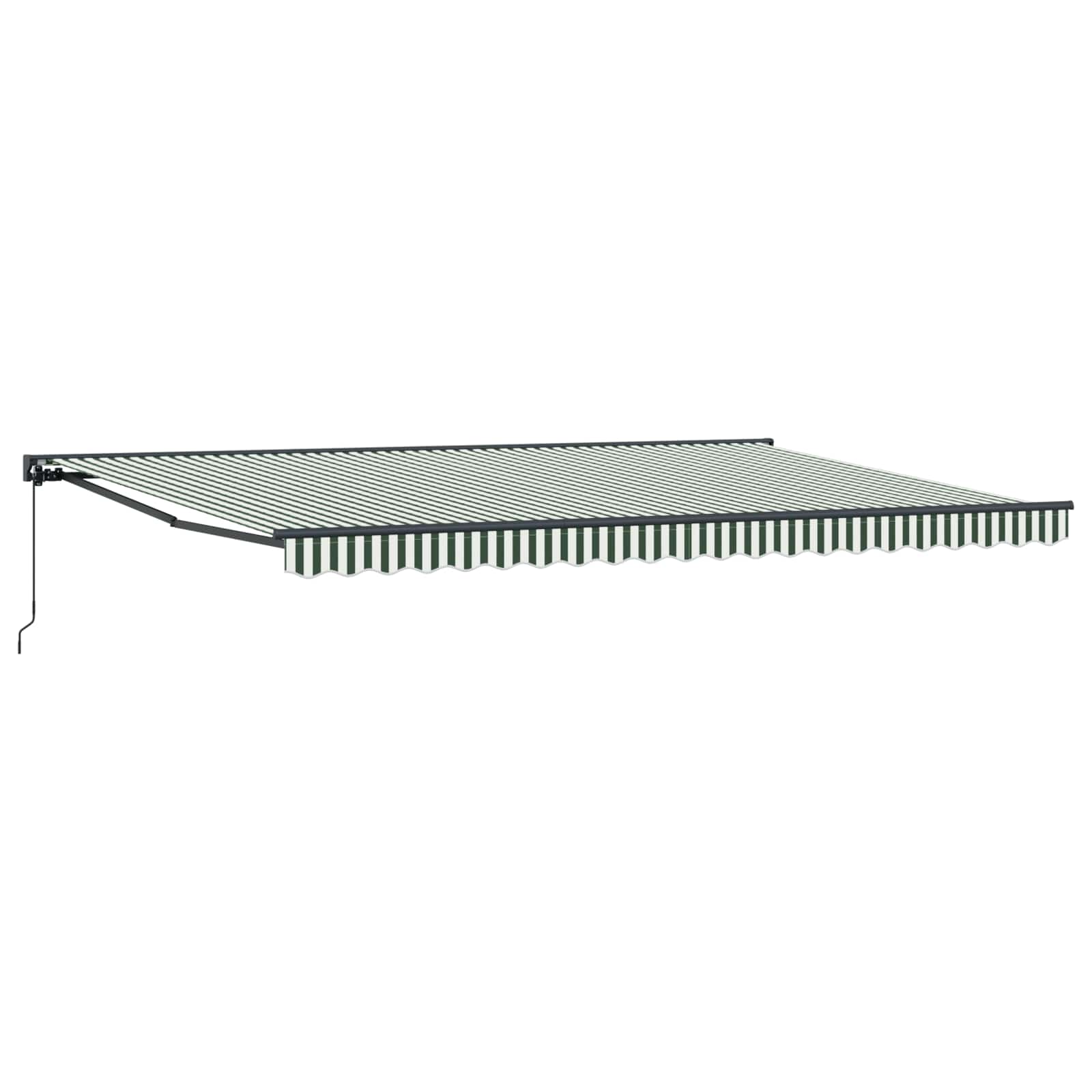 Struttura della tenda Verde e Bianco 500 × 300 cm