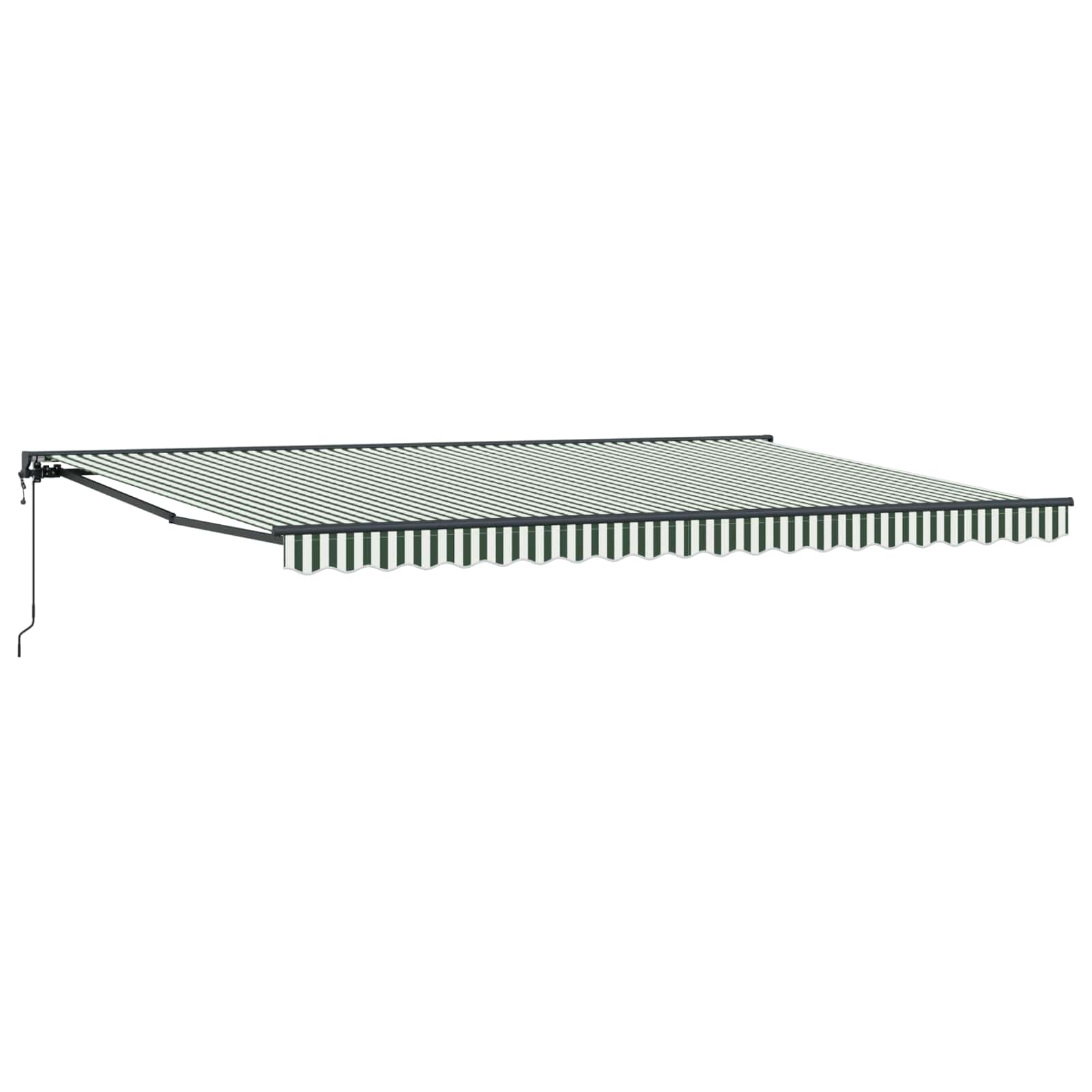Struttura della tenda Verde e Bianco 500 × 300 cm