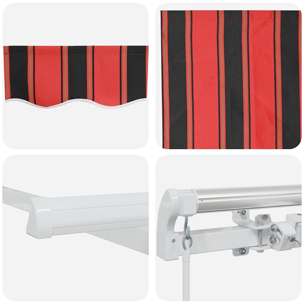 Tenda retrattile Arancione e Marrone 500 × 350 cm