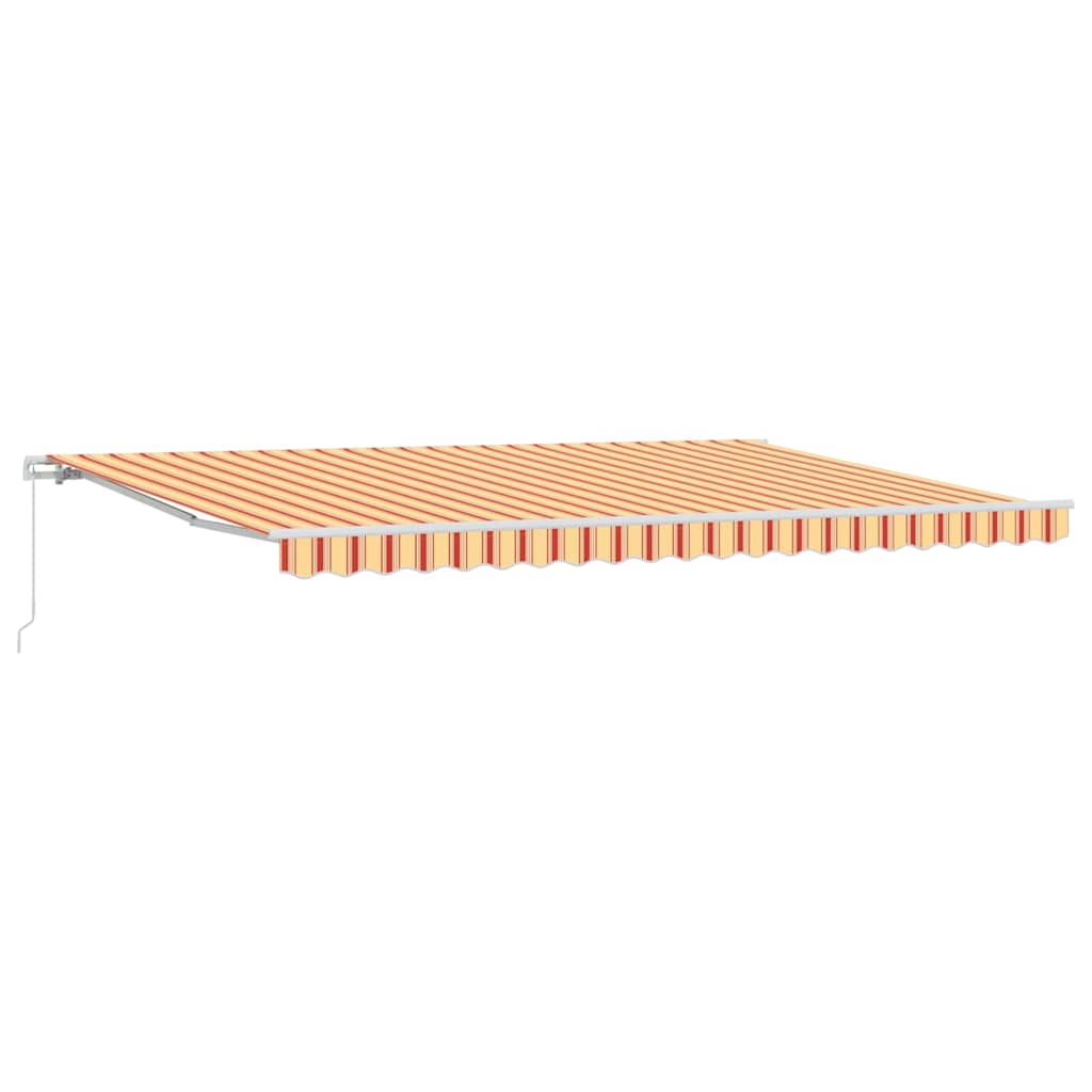 Tenda retrattile Giallo e Arancione 500 × 350 cm