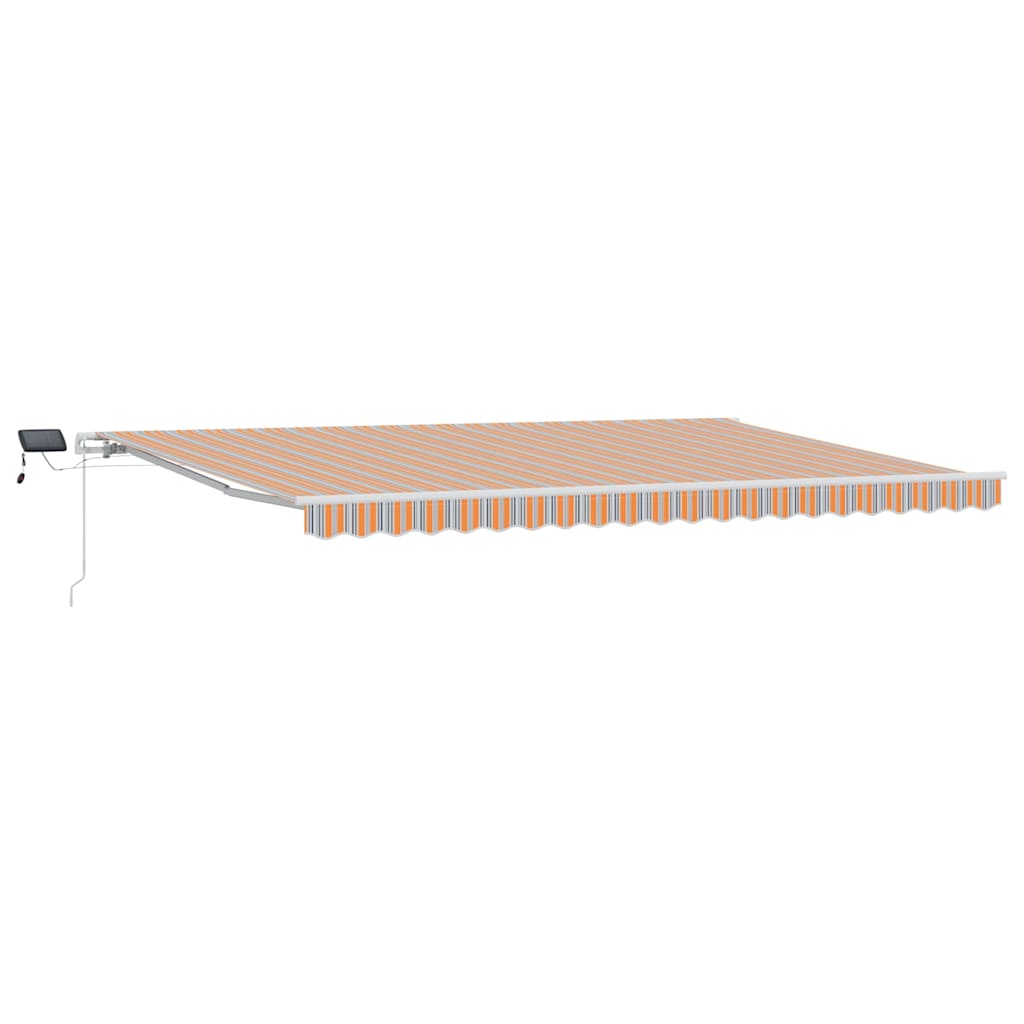 Tenda retrattile Multicolore 500 × 350 cm Tessuto e Alluminio