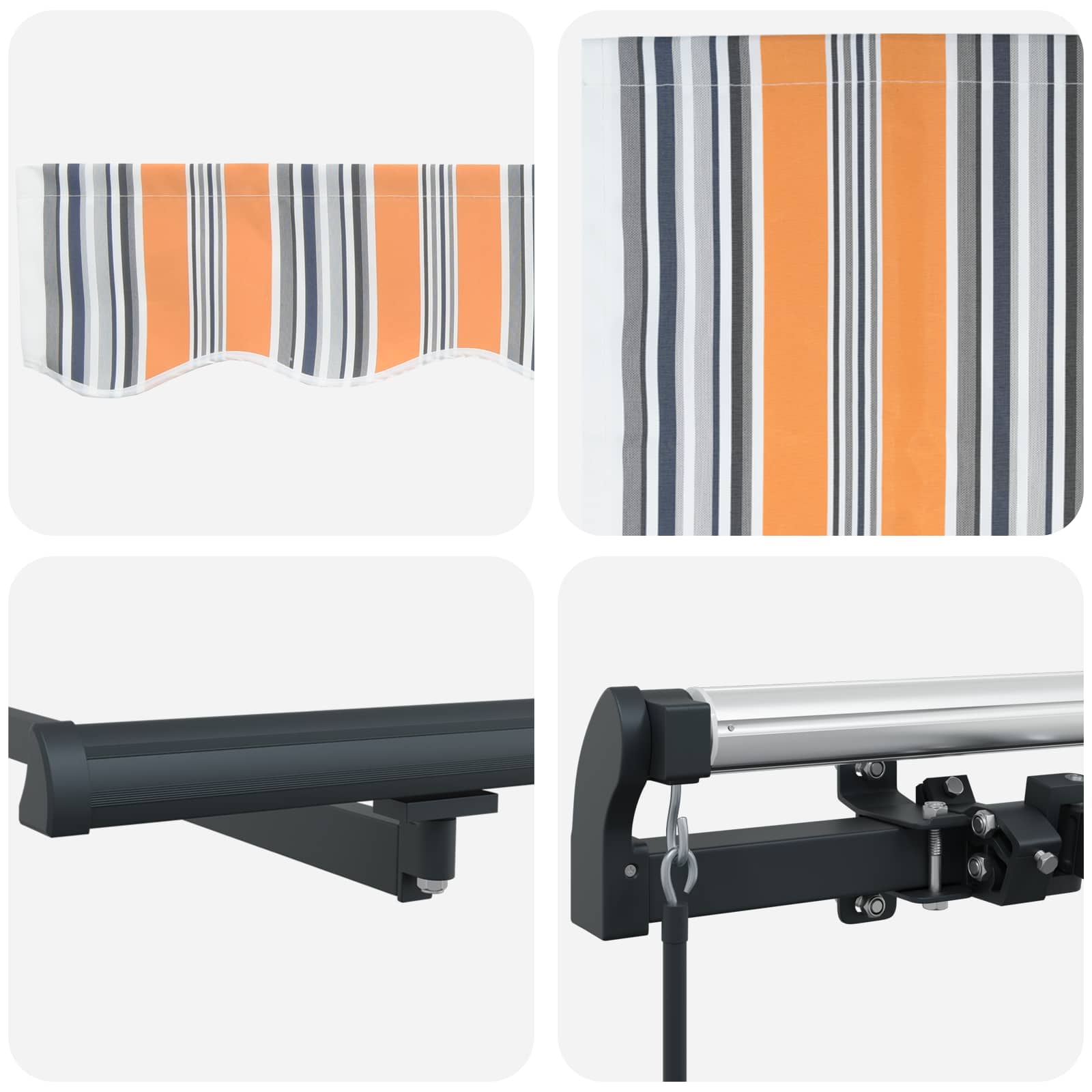Tenda retrattile Multicolore 500 × 350 cm
